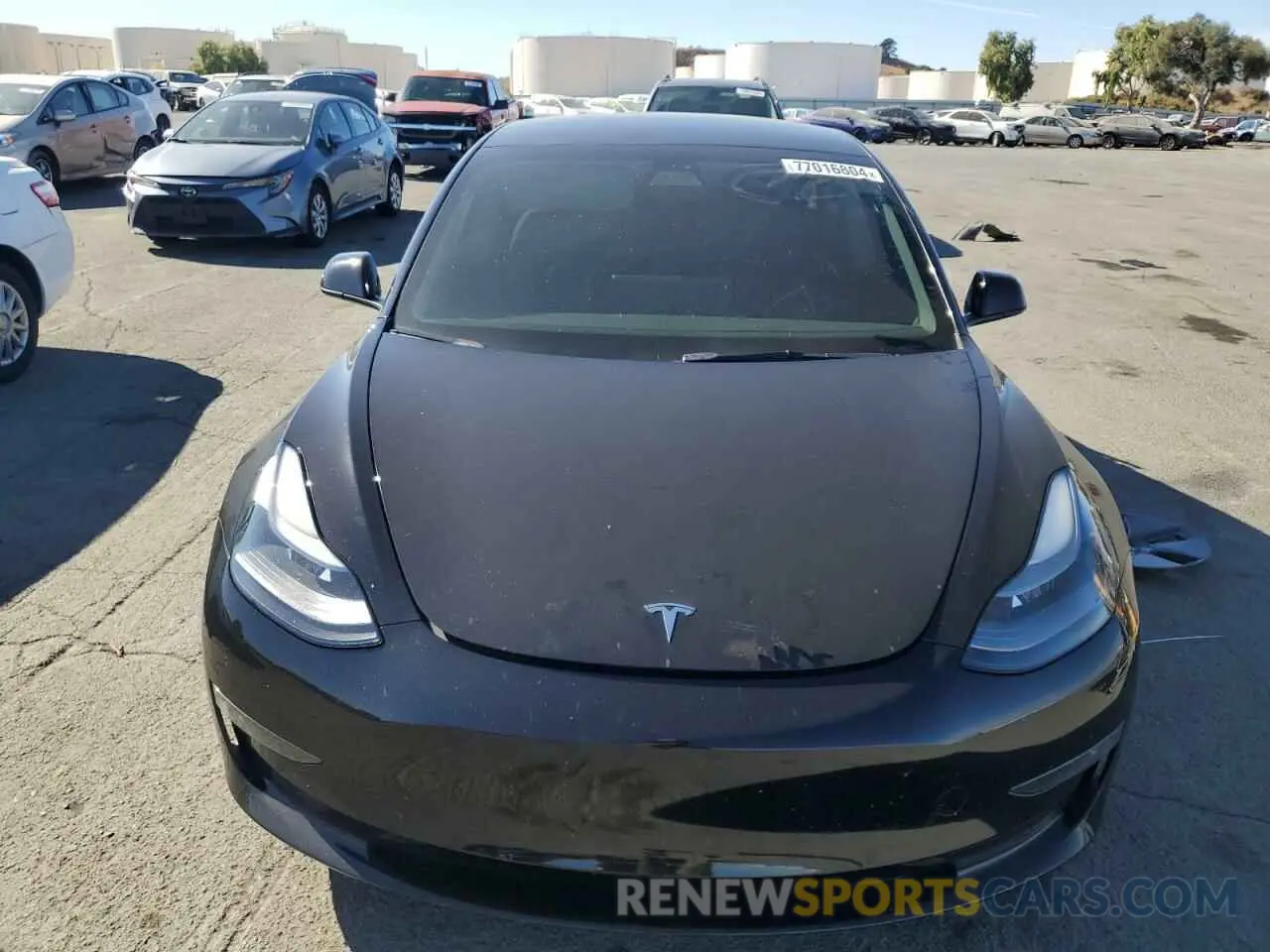 5 fotografías del automóvil dañado 5YJ3E1EBXMF088495 TESLA MODEL 3 2021