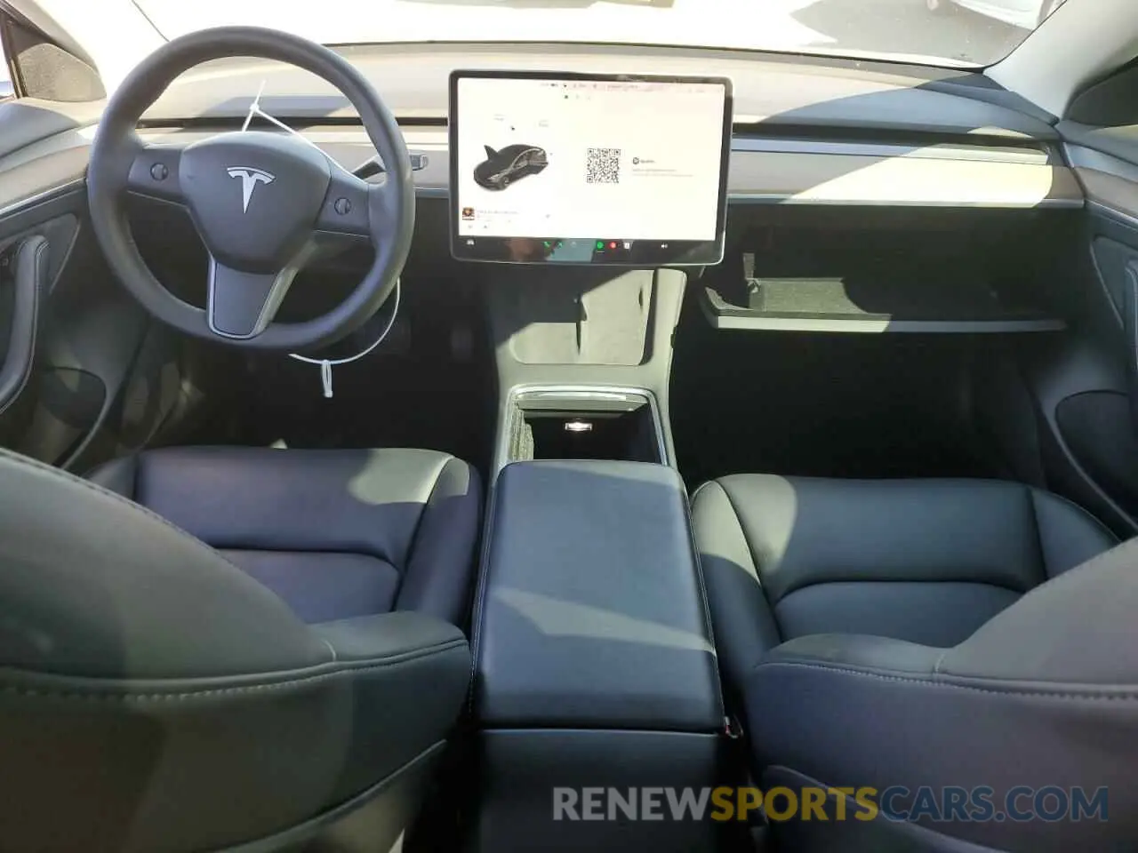 8 fotografías del automóvil dañado 5YJ3E1EBXMF088495 TESLA MODEL 3 2021