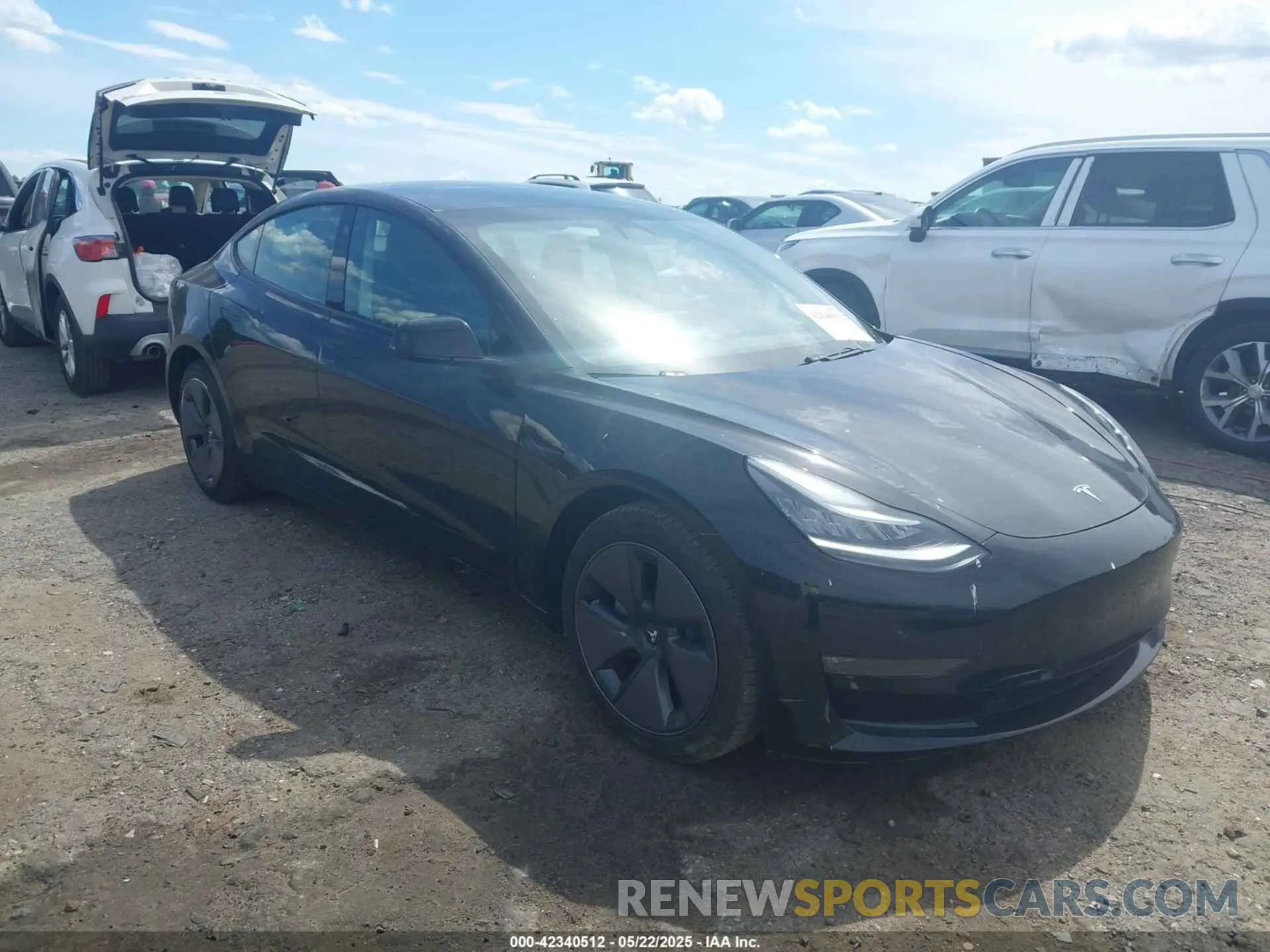 1 fotografías del automóvil dañado 5YJ3E1EBXMF848943 TESLA MODEL 3 2021