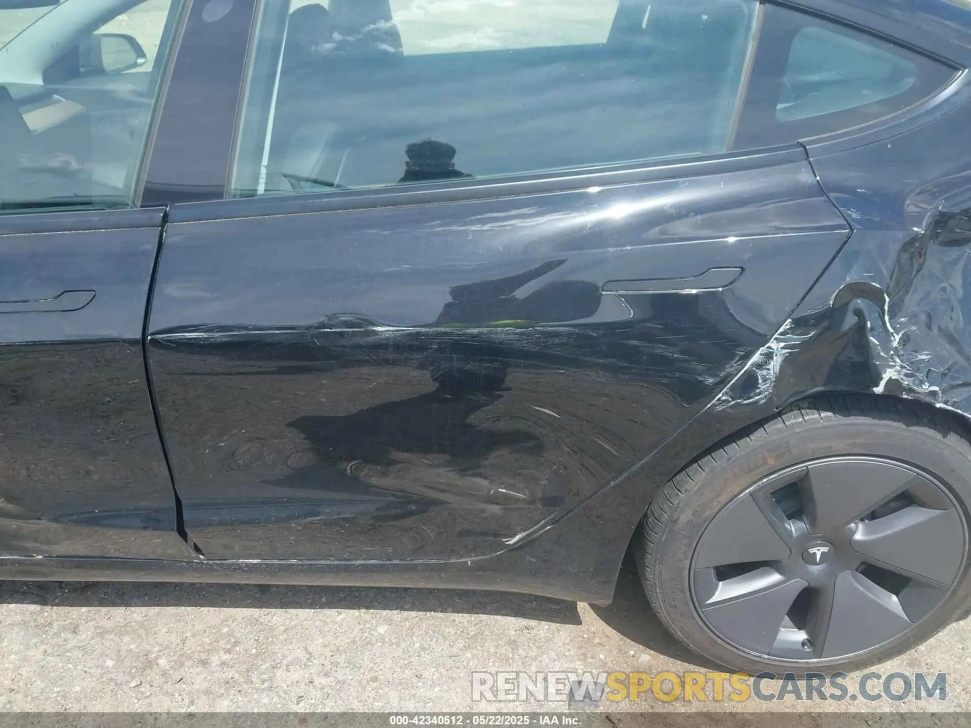 20 fotografías del automóvil dañado 5YJ3E1EBXMF848943 TESLA MODEL 3 2021