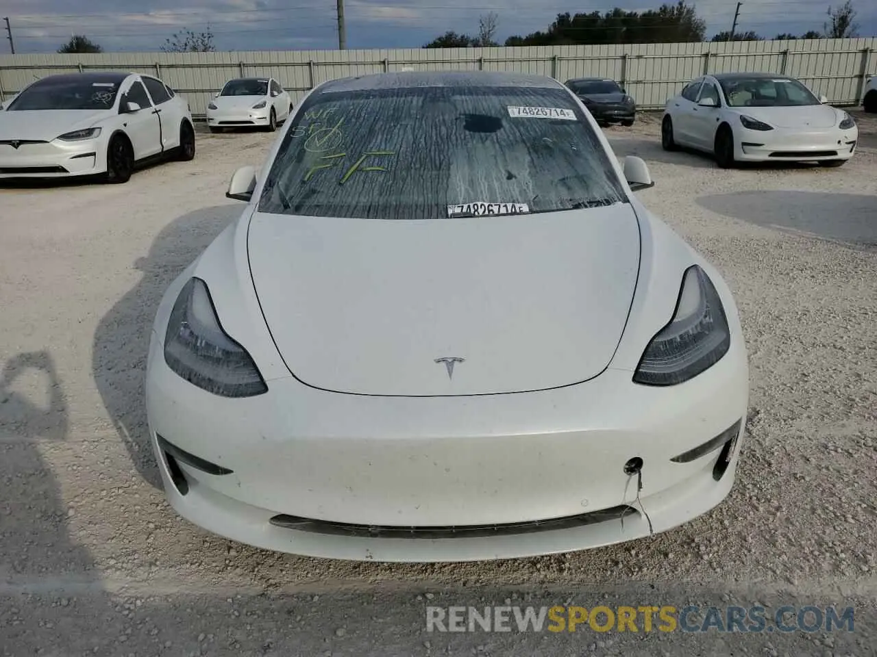 5 fotografías del automóvil dañado 5YJ3E1EBXMF849347 TESLA MODEL 3 2021