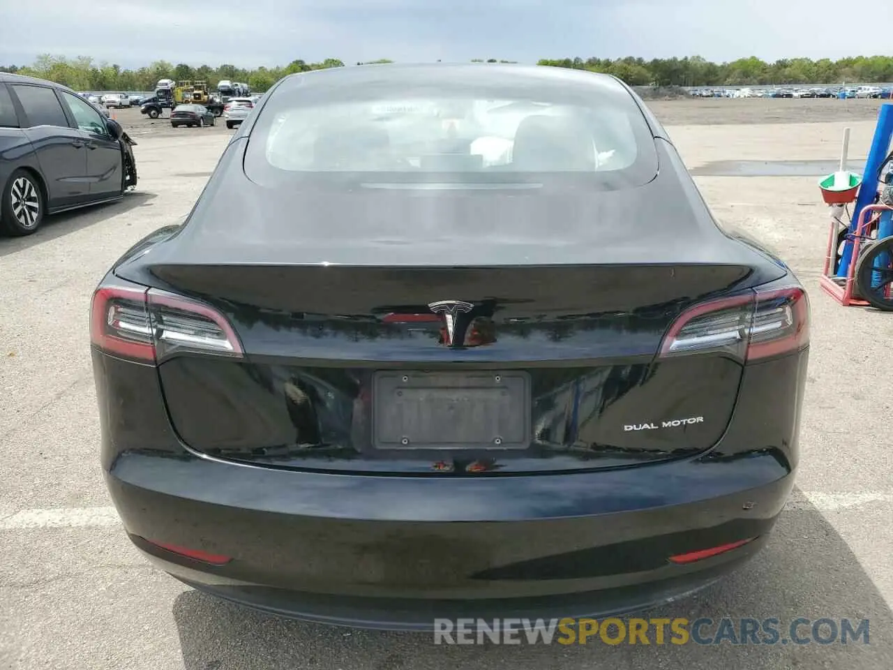 6 fotografías del automóvil dañado 5YJ3E1EBXMF855519 TESLA MODEL 3 2021
