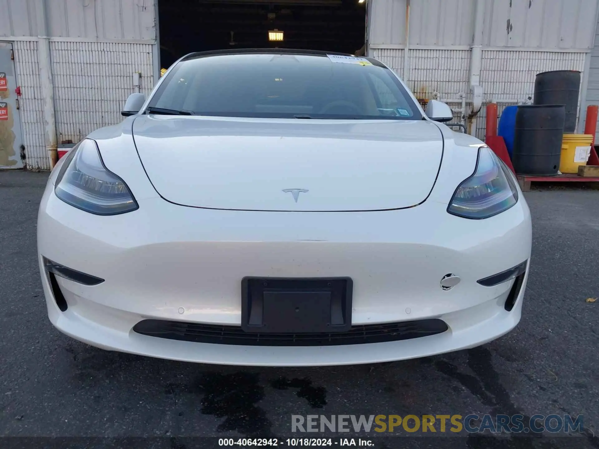 12 fotografías del automóvil dañado 5YJ3E1EBXMF855729 TESLA MODEL 3 2021