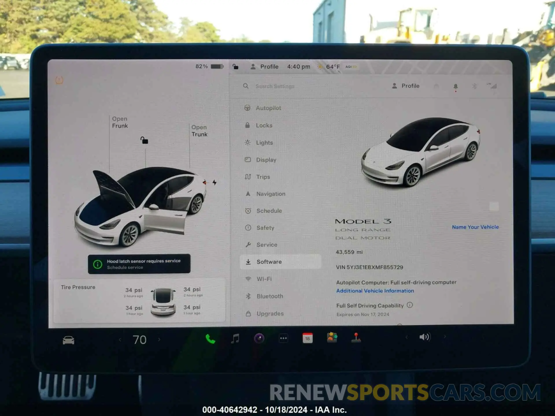 18 fotografías del automóvil dañado 5YJ3E1EBXMF855729 TESLA MODEL 3 2021