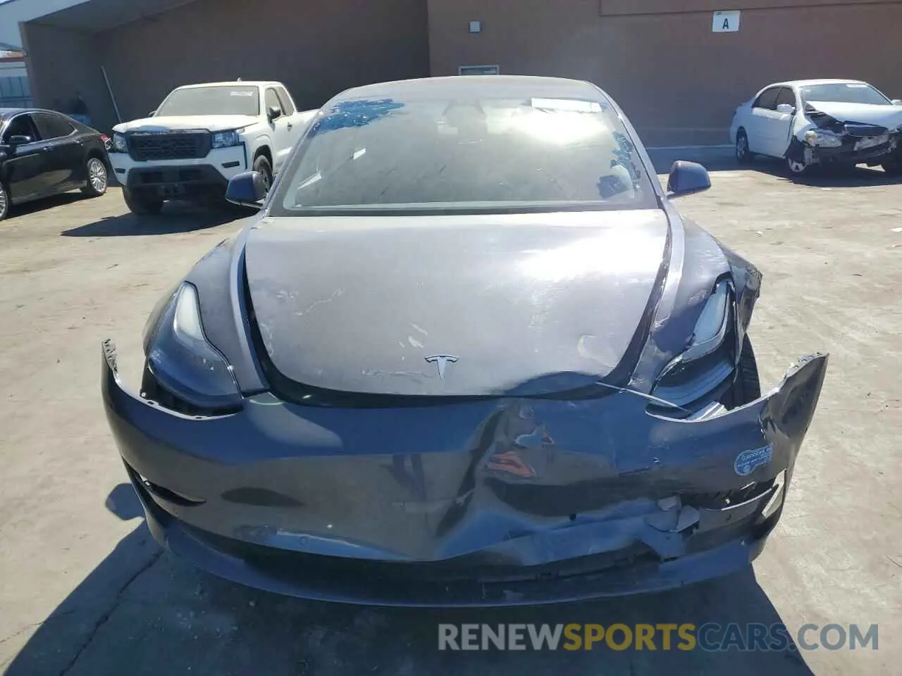 5 fotografías del automóvil dañado 5YJ3E1EBXMF879531 TESLA MODEL 3 2021