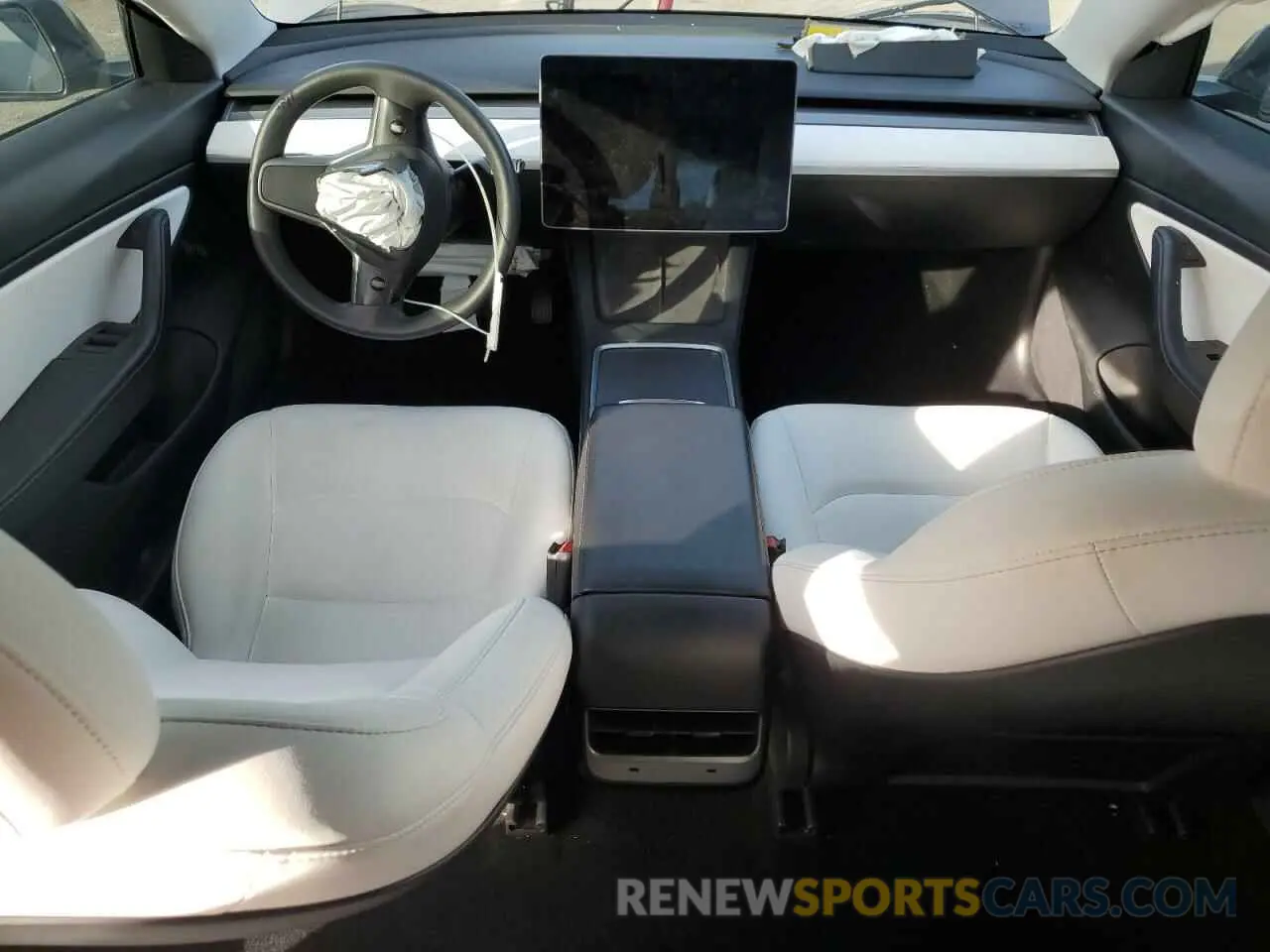 8 fotografías del automóvil dañado 5YJ3E1EBXMF927108 TESLA MODEL 3 2021