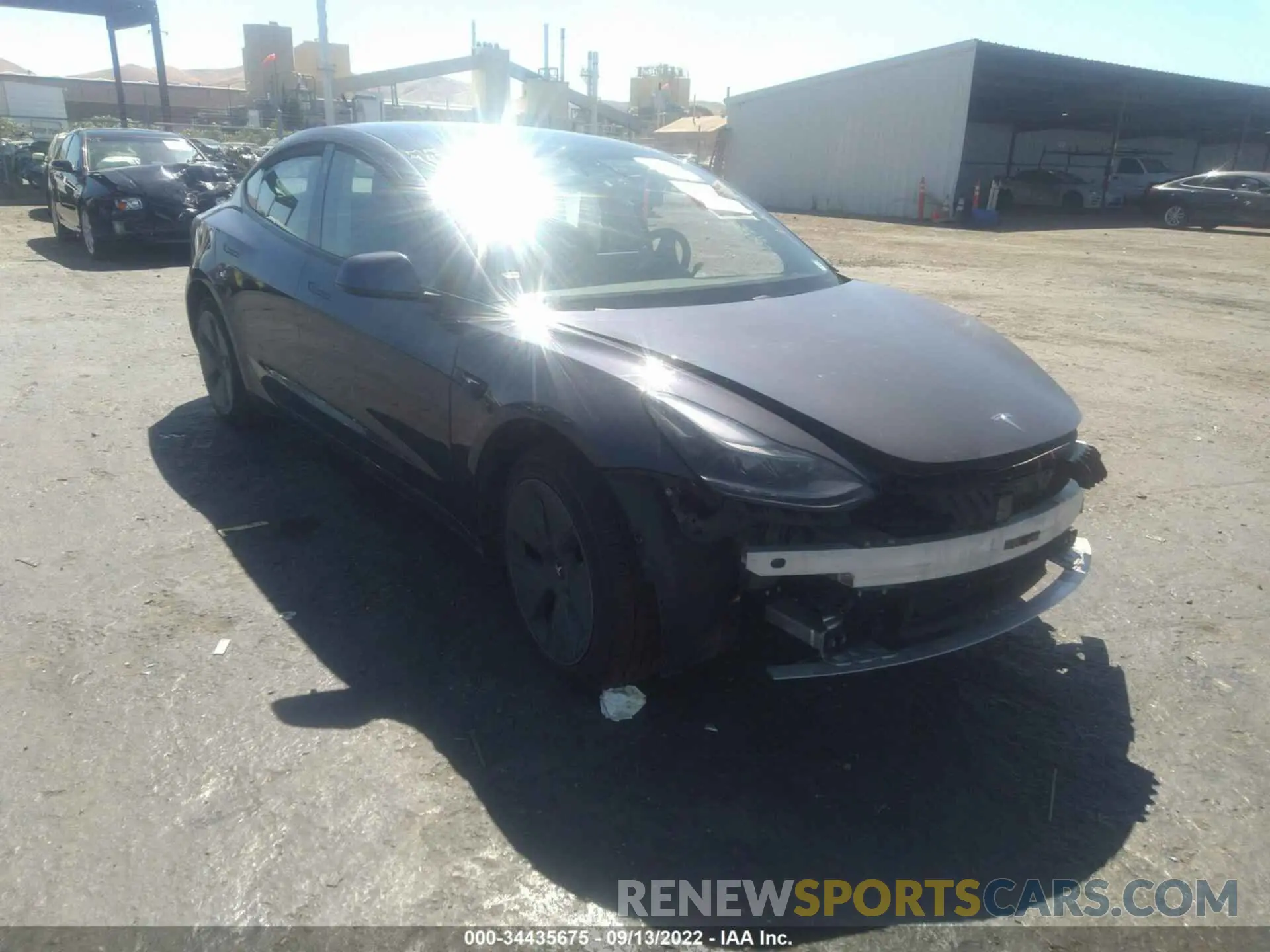1 fotografías del automóvil dañado 5YJ3E1EBXMF939131 TESLA MODEL 3 2021