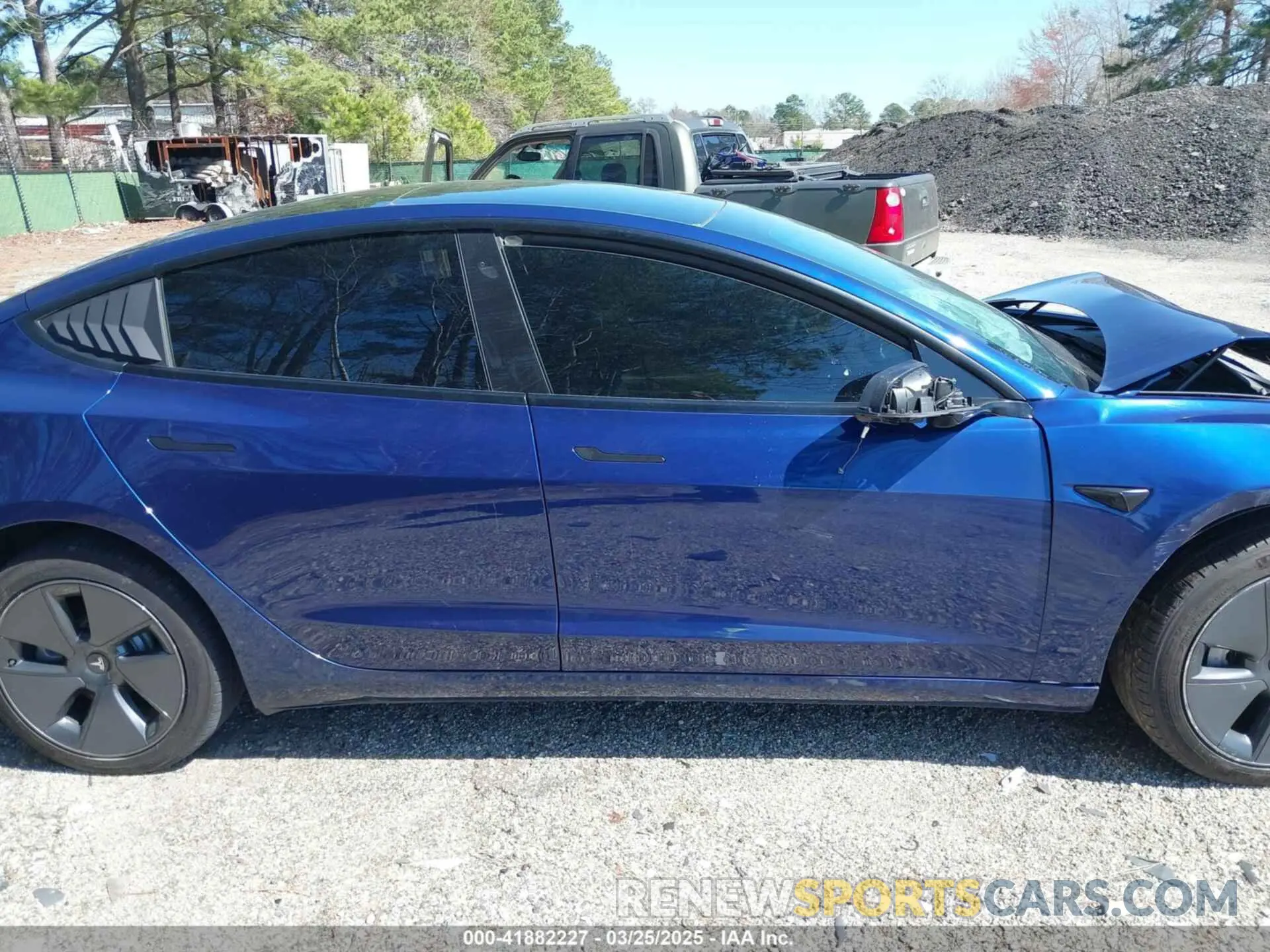 12 fotografías del automóvil dañado 5YJ3E1EBXMF961145 TESLA MODEL 3 2021
