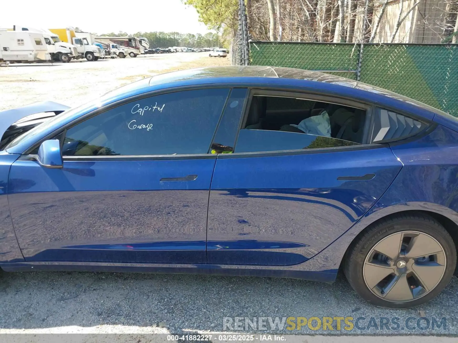 13 fotografías del automóvil dañado 5YJ3E1EBXMF961145 TESLA MODEL 3 2021