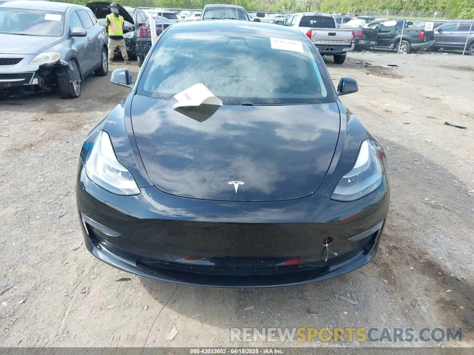 11 fotografías del automóvil dañado 5YJ3E1EBXMF974946 TESLA MODEL 3 2021