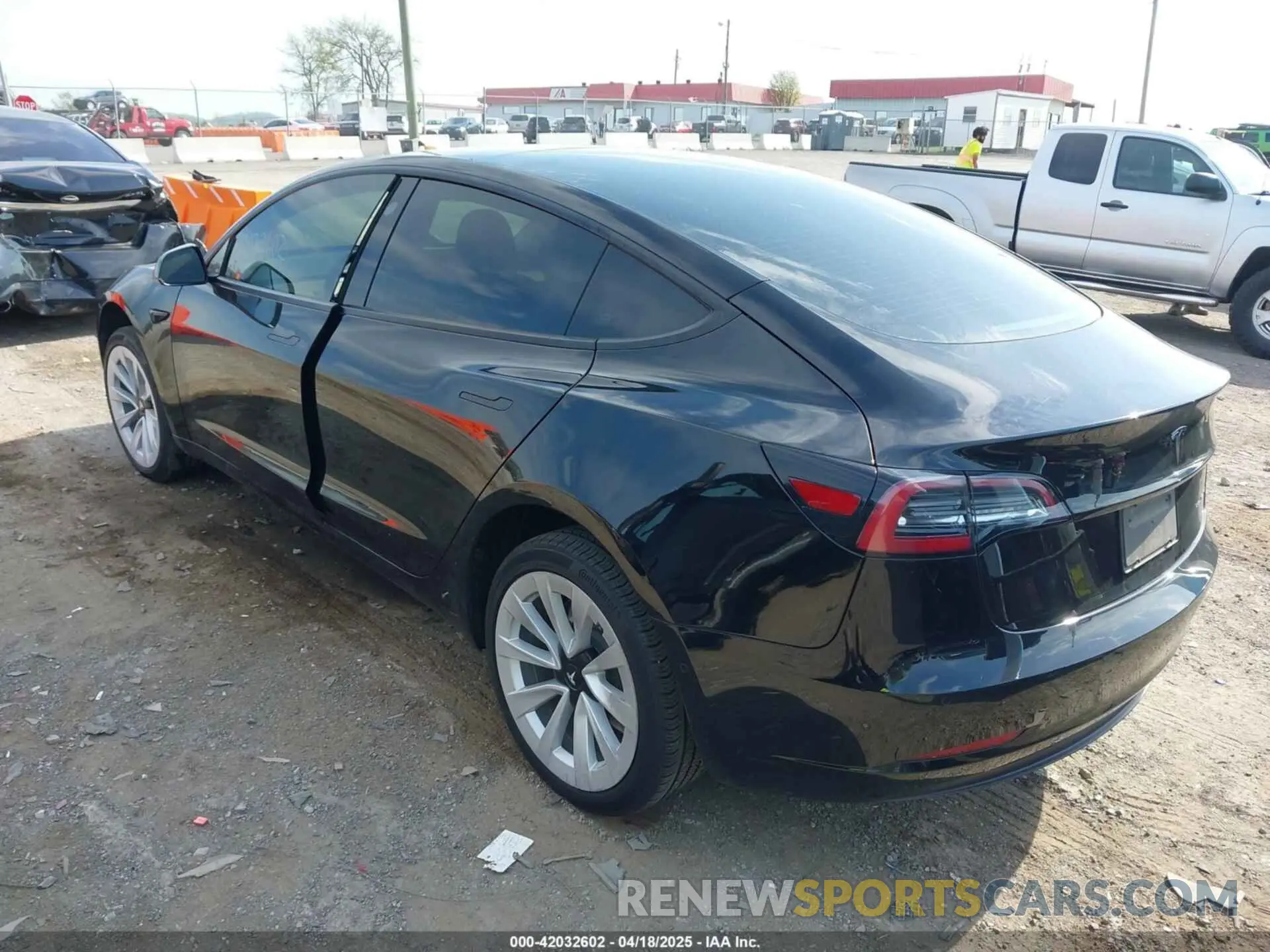 3 fotografías del automóvil dañado 5YJ3E1EBXMF974946 TESLA MODEL 3 2021