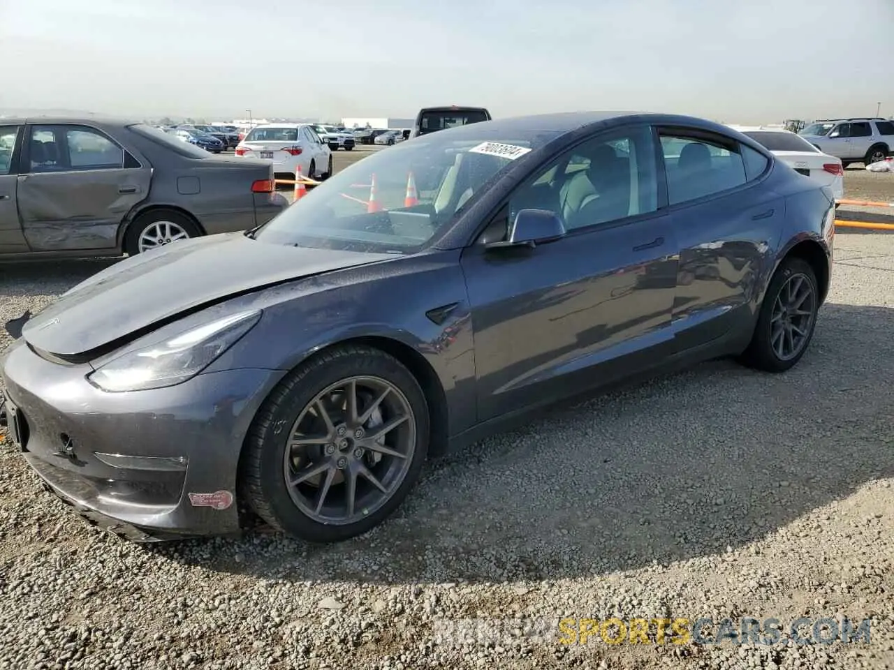 1 fotografías del automóvil dañado 5YJ3E1EBXMF979077 TESLA MODEL 3 2021