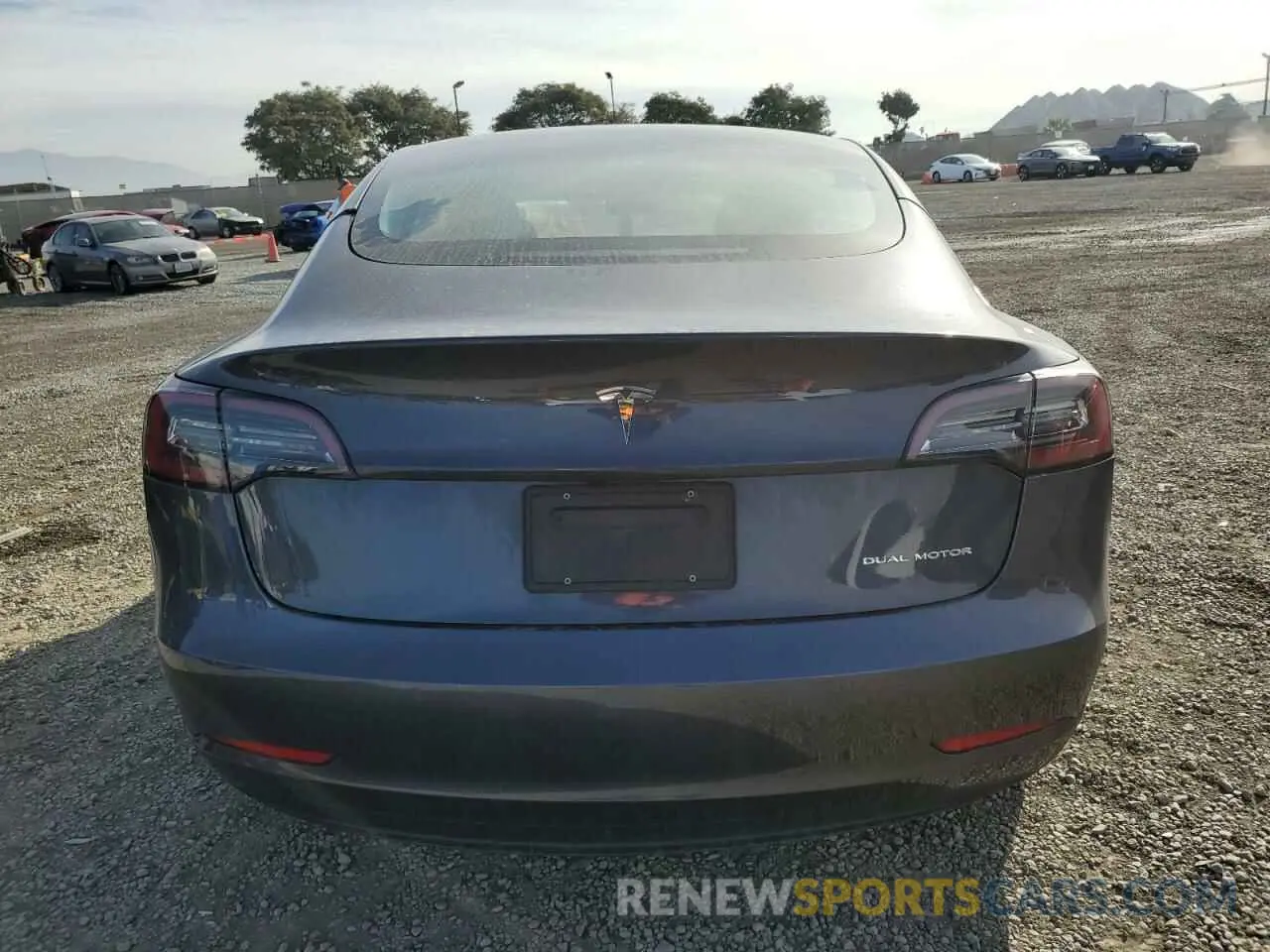 6 fotografías del automóvil dañado 5YJ3E1EBXMF979077 TESLA MODEL 3 2021