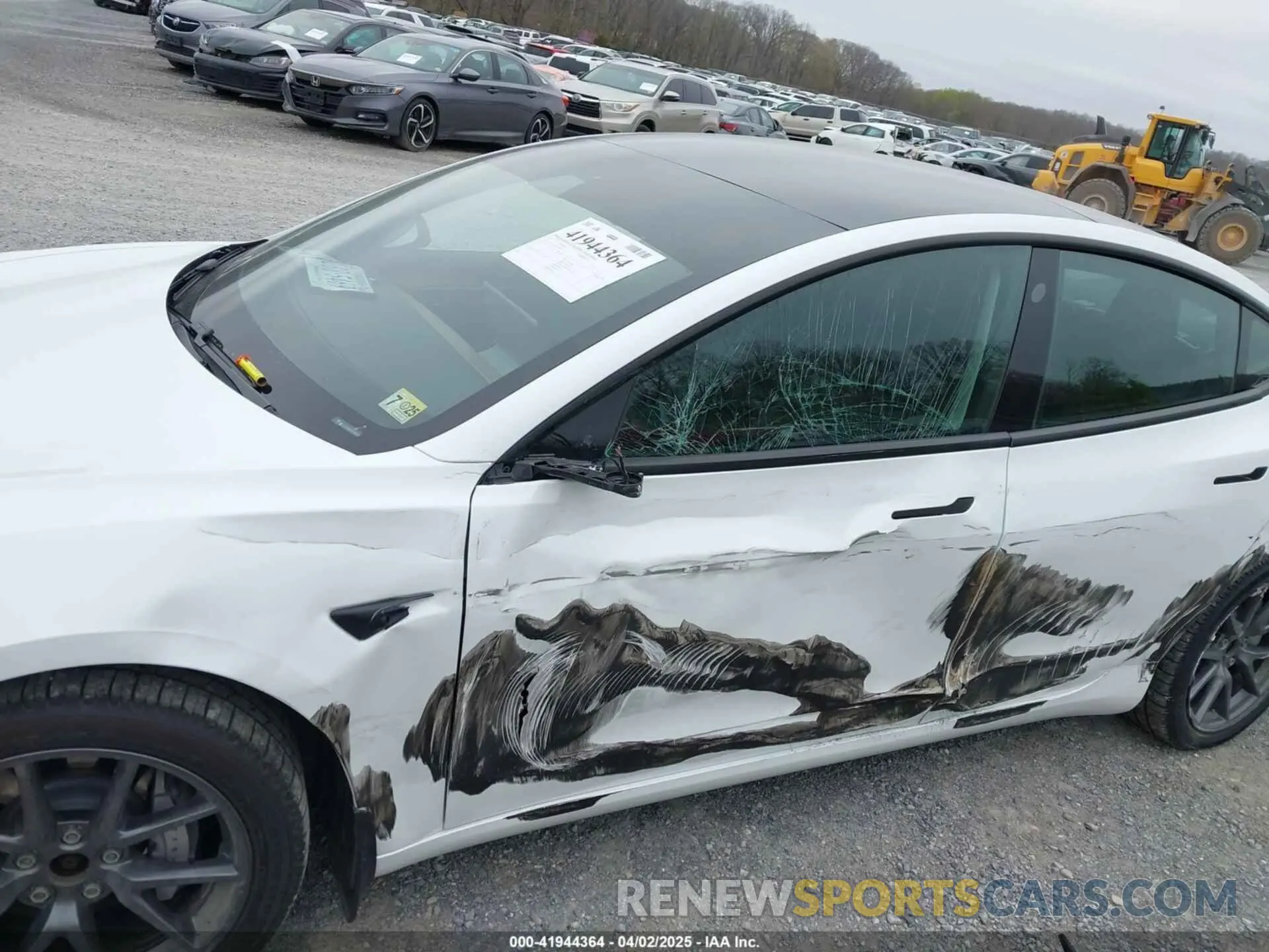 6 fotografías del automóvil dañado 5YJ3E1EBXMF980102 TESLA MODEL 3 2021