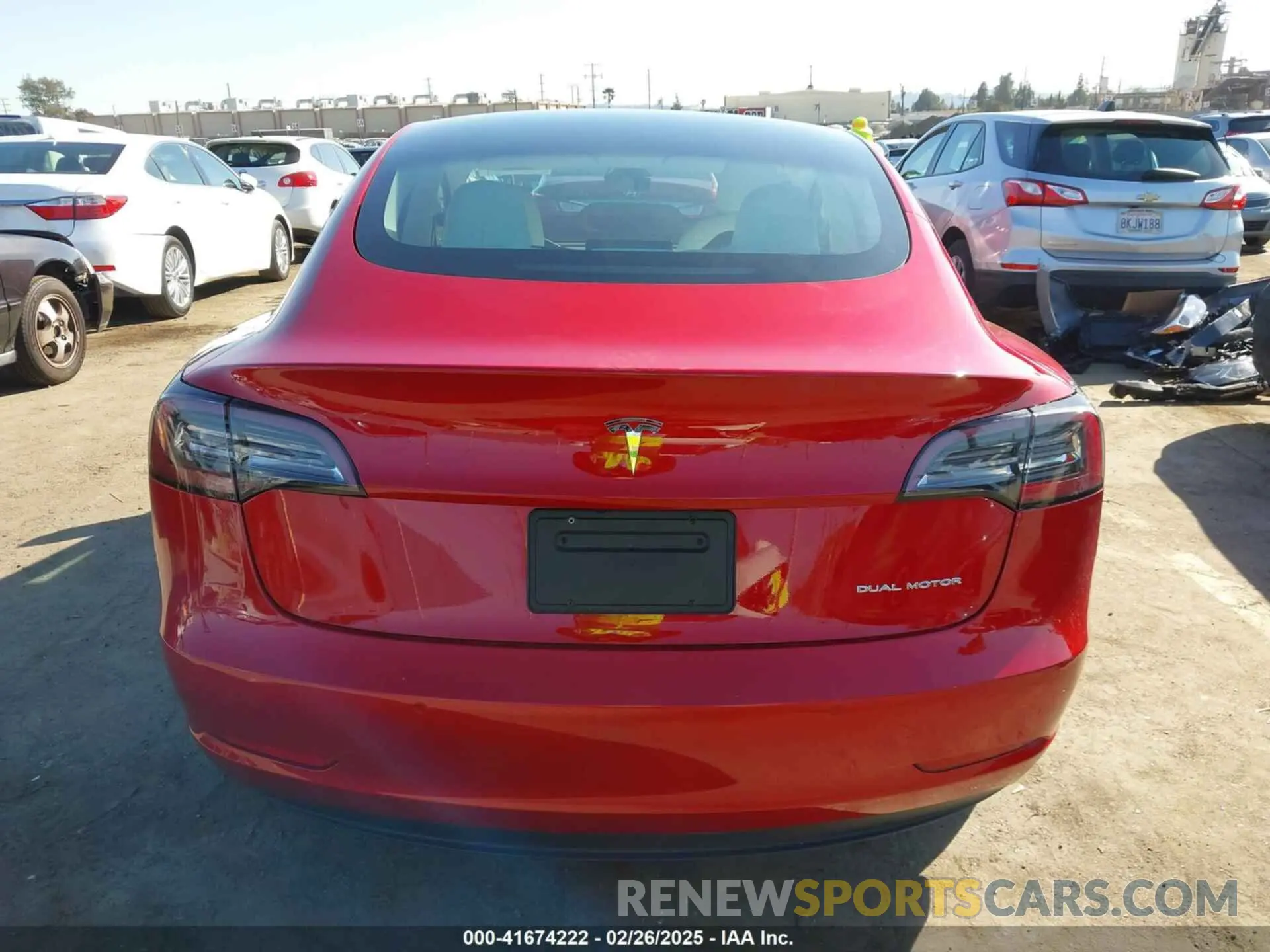 16 fotografías del automóvil dañado 5YJ3E1EBXMF990242 TESLA MODEL 3 2021