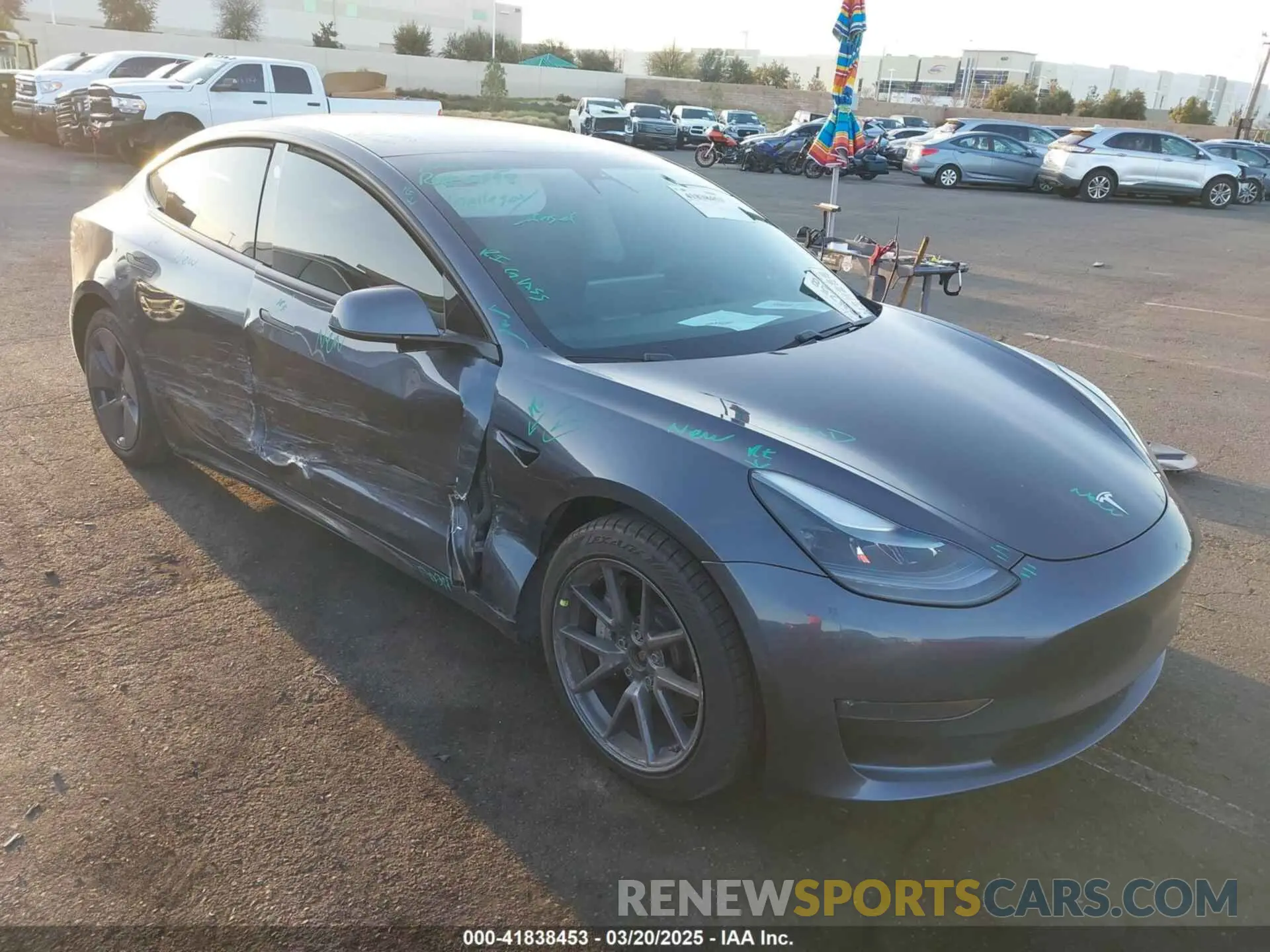 1 fotografías del automóvil dañado 5YJ3E1EBXMF995814 TESLA MODEL 3 2021