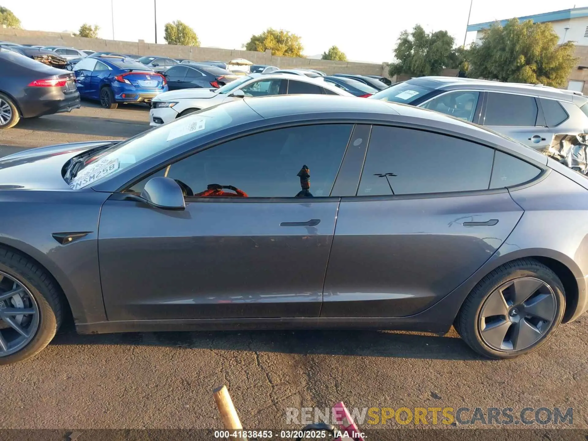 15 fotografías del automóvil dañado 5YJ3E1EBXMF995814 TESLA MODEL 3 2021