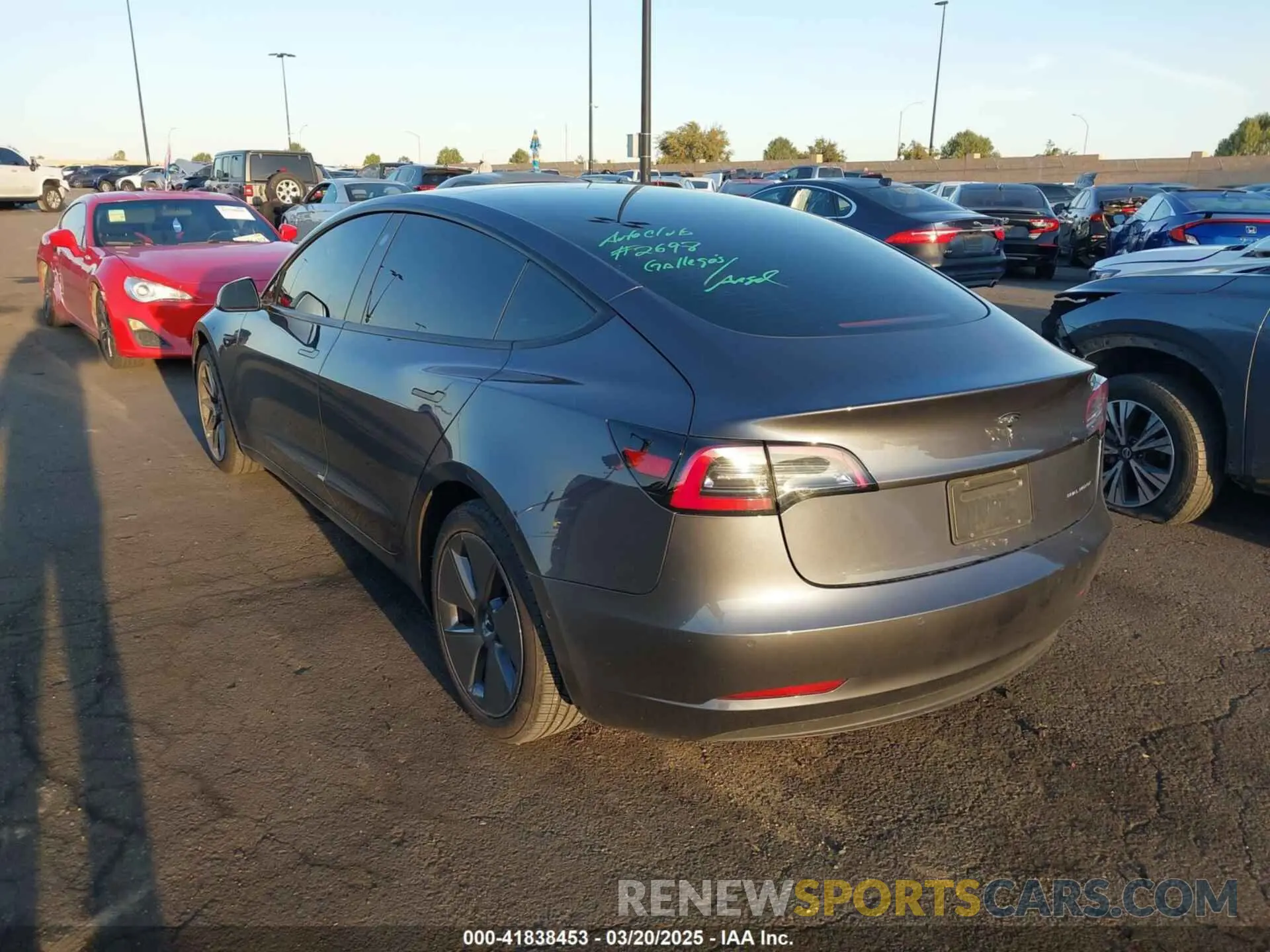 3 fotografías del automóvil dañado 5YJ3E1EBXMF995814 TESLA MODEL 3 2021
