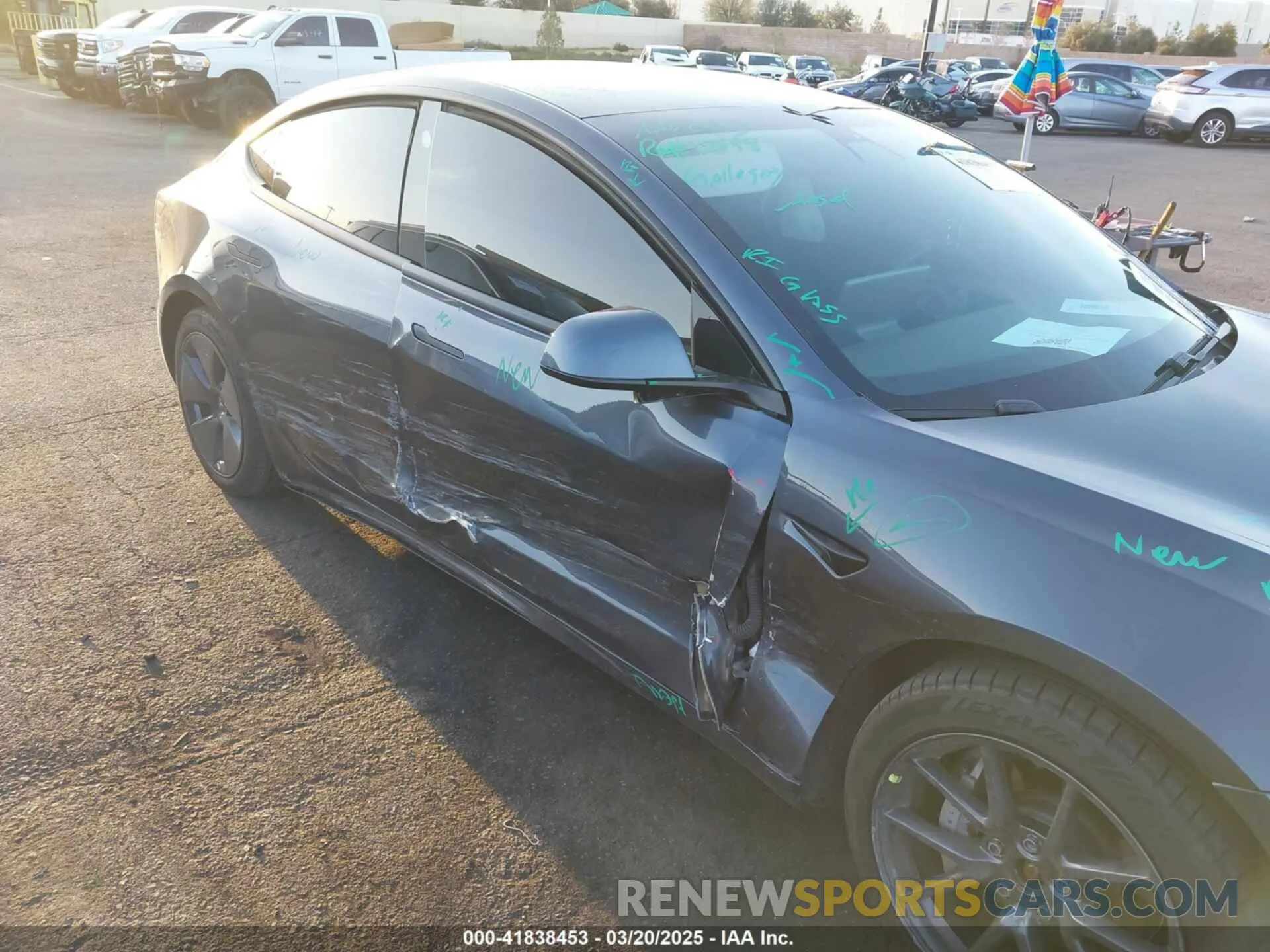 6 fotografías del automóvil dañado 5YJ3E1EBXMF995814 TESLA MODEL 3 2021