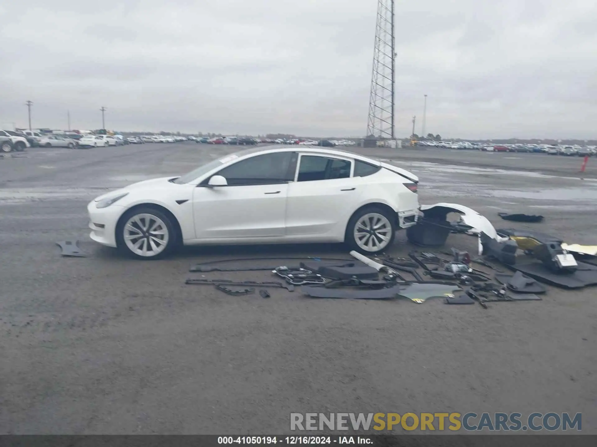 15 fotografías del automóvil dañado 5YJ3E1EBXMF999202 TESLA MODEL 3 2021