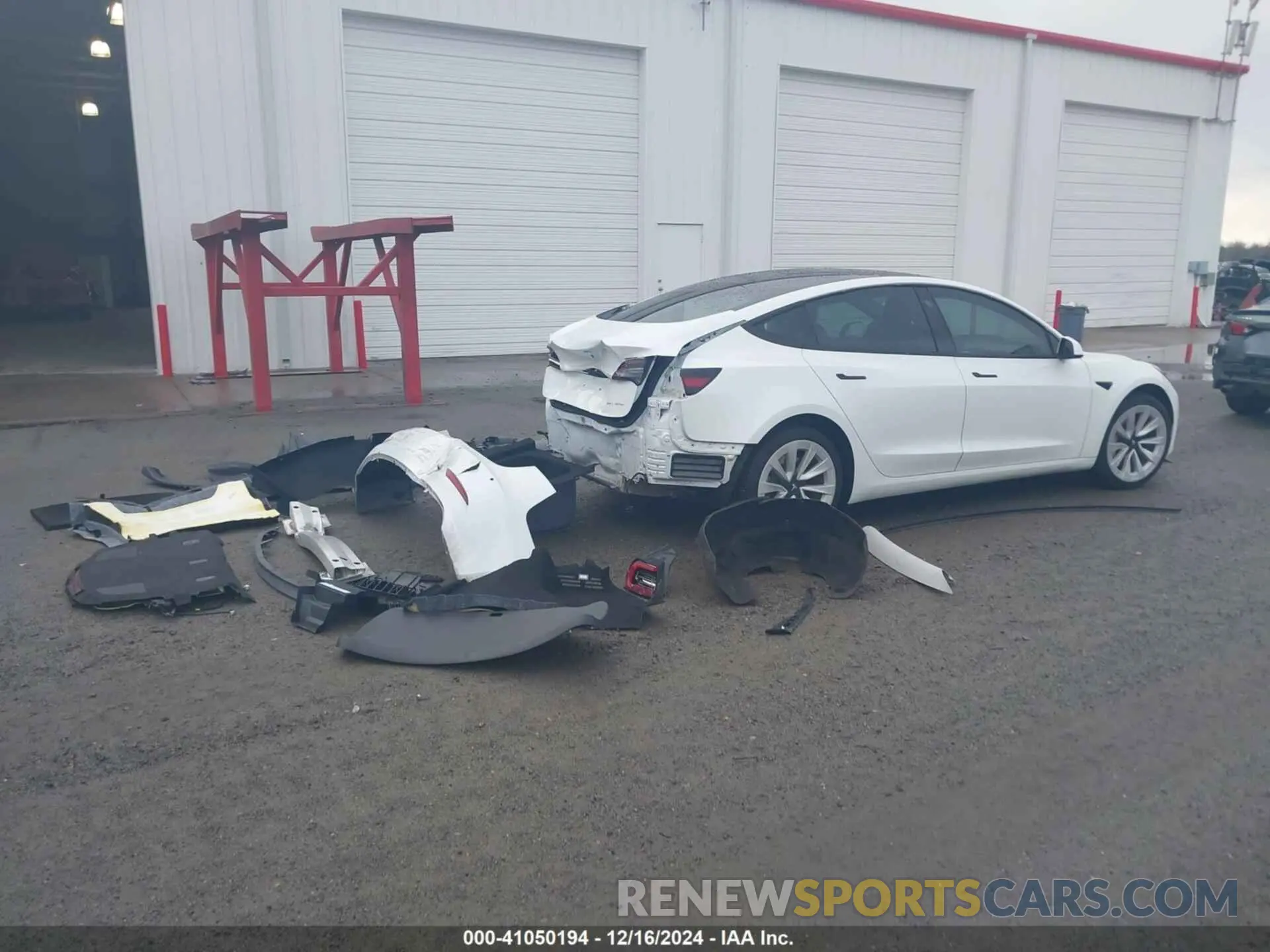 4 fotografías del automóvil dañado 5YJ3E1EBXMF999202 TESLA MODEL 3 2021