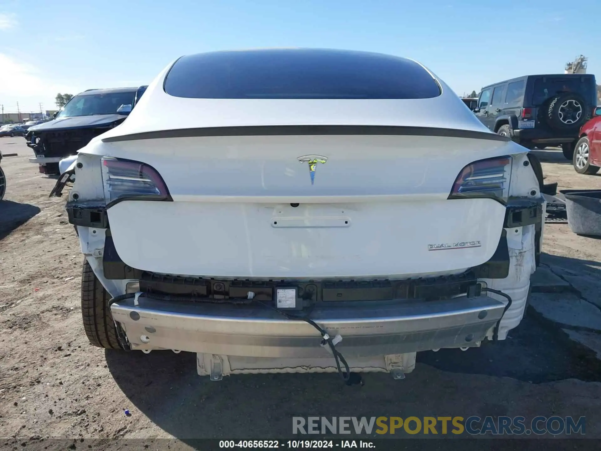 17 fotografías del automóvil dañado 5YJ3E1EC0MF001616 TESLA MODEL 3 2021