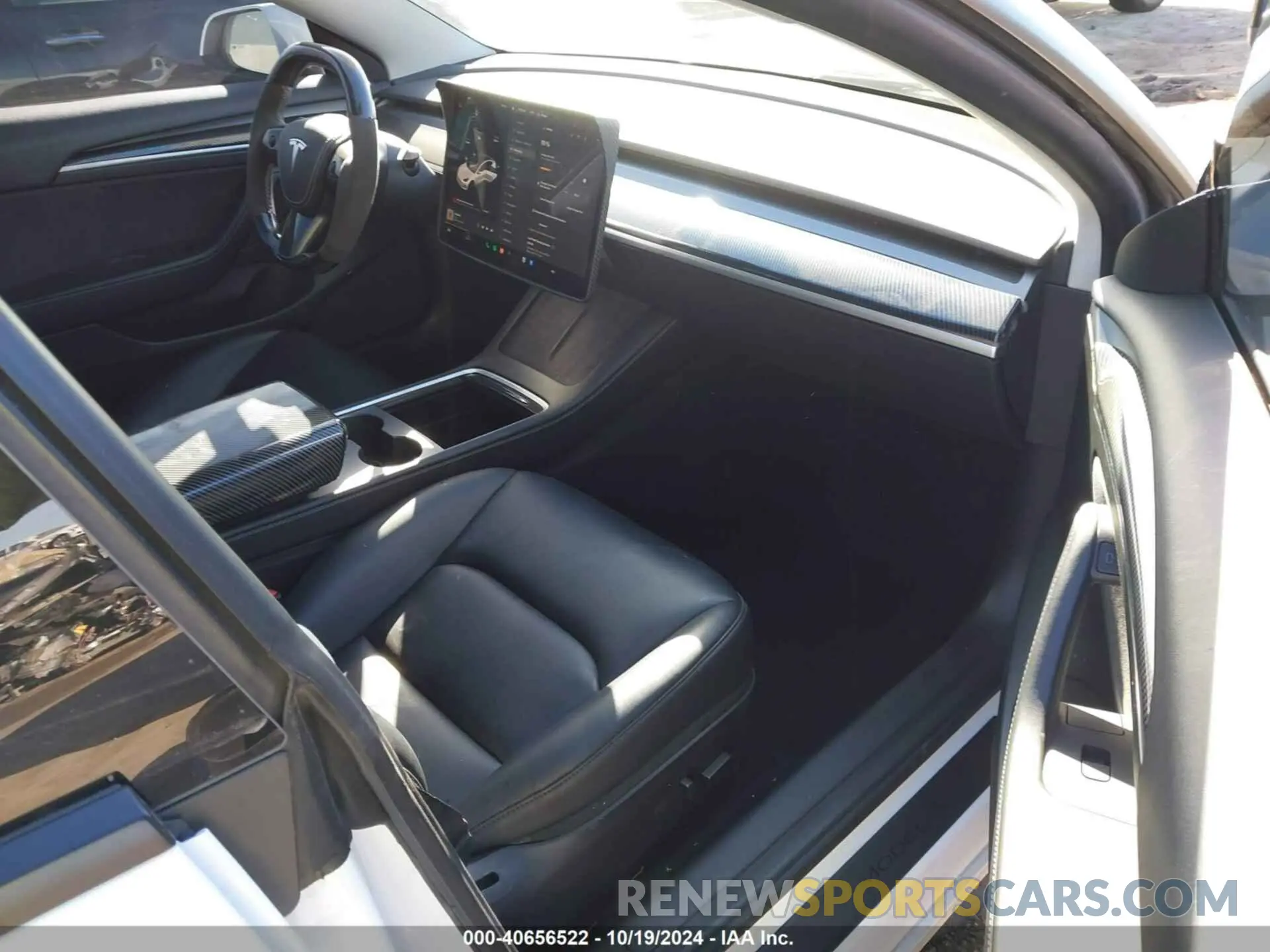 5 fotografías del automóvil dañado 5YJ3E1EC0MF001616 TESLA MODEL 3 2021
