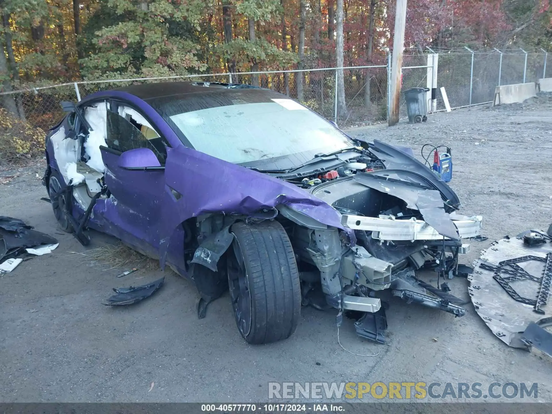 1 fotografías del automóvil dañado 5YJ3E1EC0MF050802 TESLA MODEL 3 2021