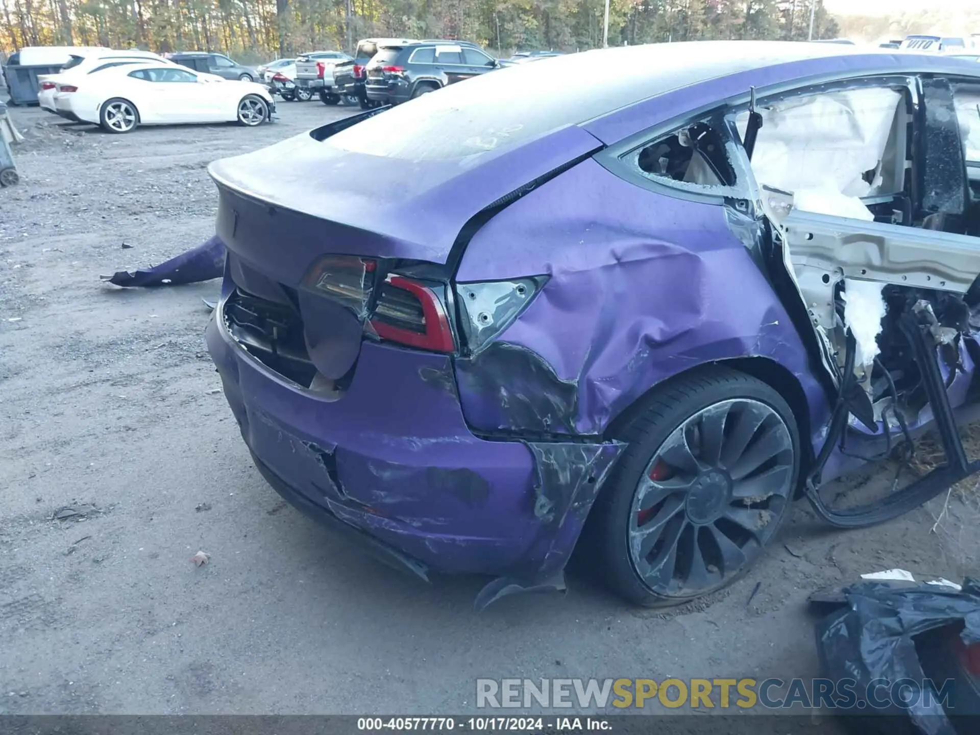 22 fotografías del automóvil dañado 5YJ3E1EC0MF050802 TESLA MODEL 3 2021
