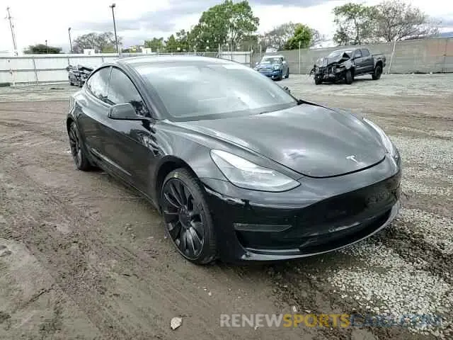 11 fotografías del automóvil dañado 5YJ3E1EC0MF075439 TESLA MODEL 3 2021