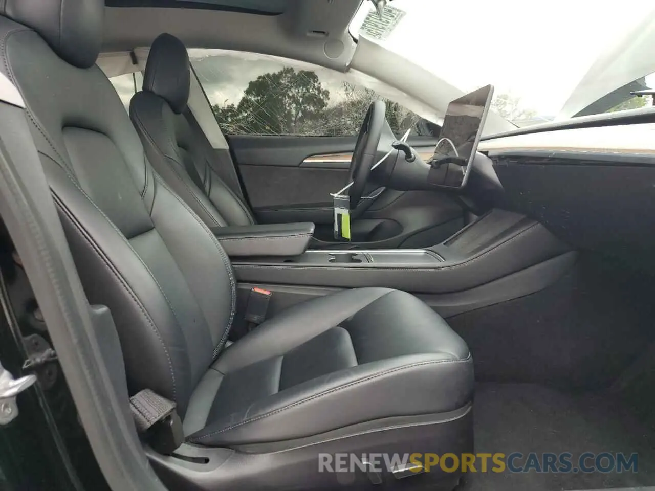 7 fotografías del automóvil dañado 5YJ3E1EC0MF075439 TESLA MODEL 3 2021