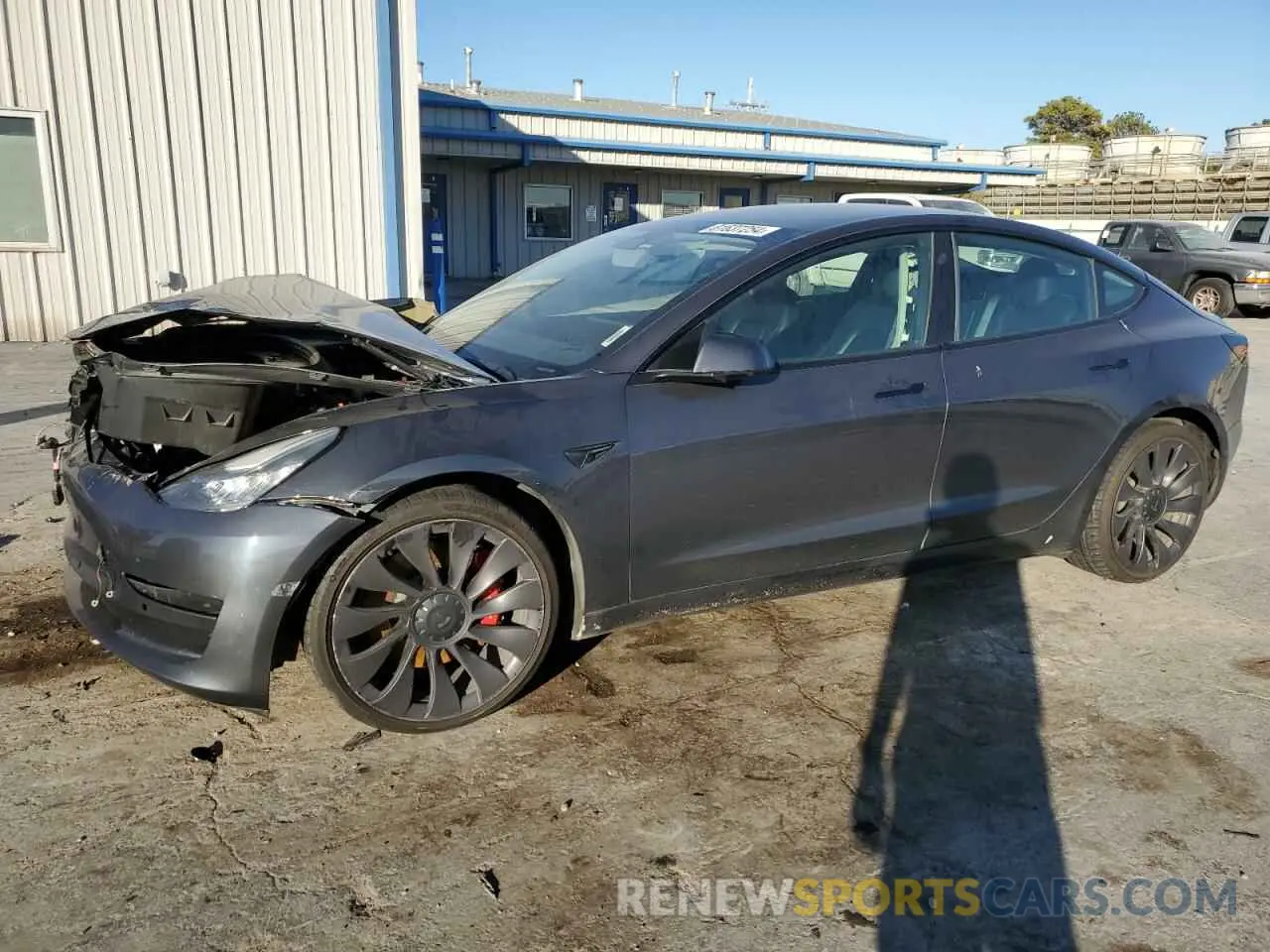 1 fotografías del automóvil dañado 5YJ3E1EC0MF862679 TESLA MODEL 3 2021
