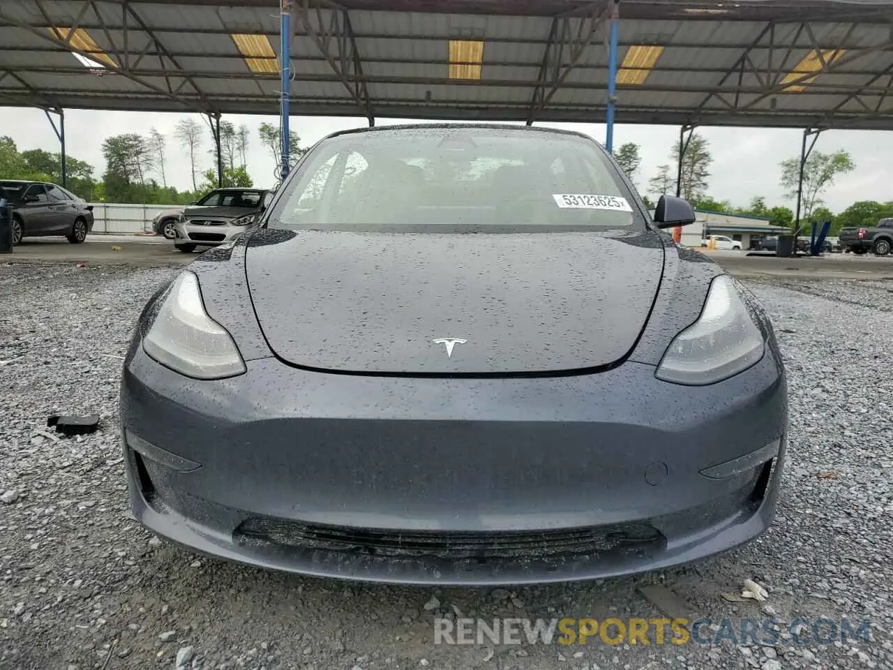 5 fotografías del automóvil dañado 5YJ3E1EC0MF913646 TESLA MODEL 3 2021