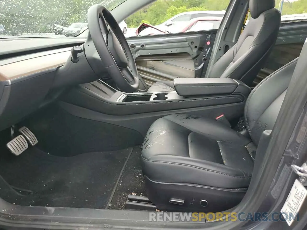 7 fotografías del automóvil dañado 5YJ3E1EC0MF913646 TESLA MODEL 3 2021