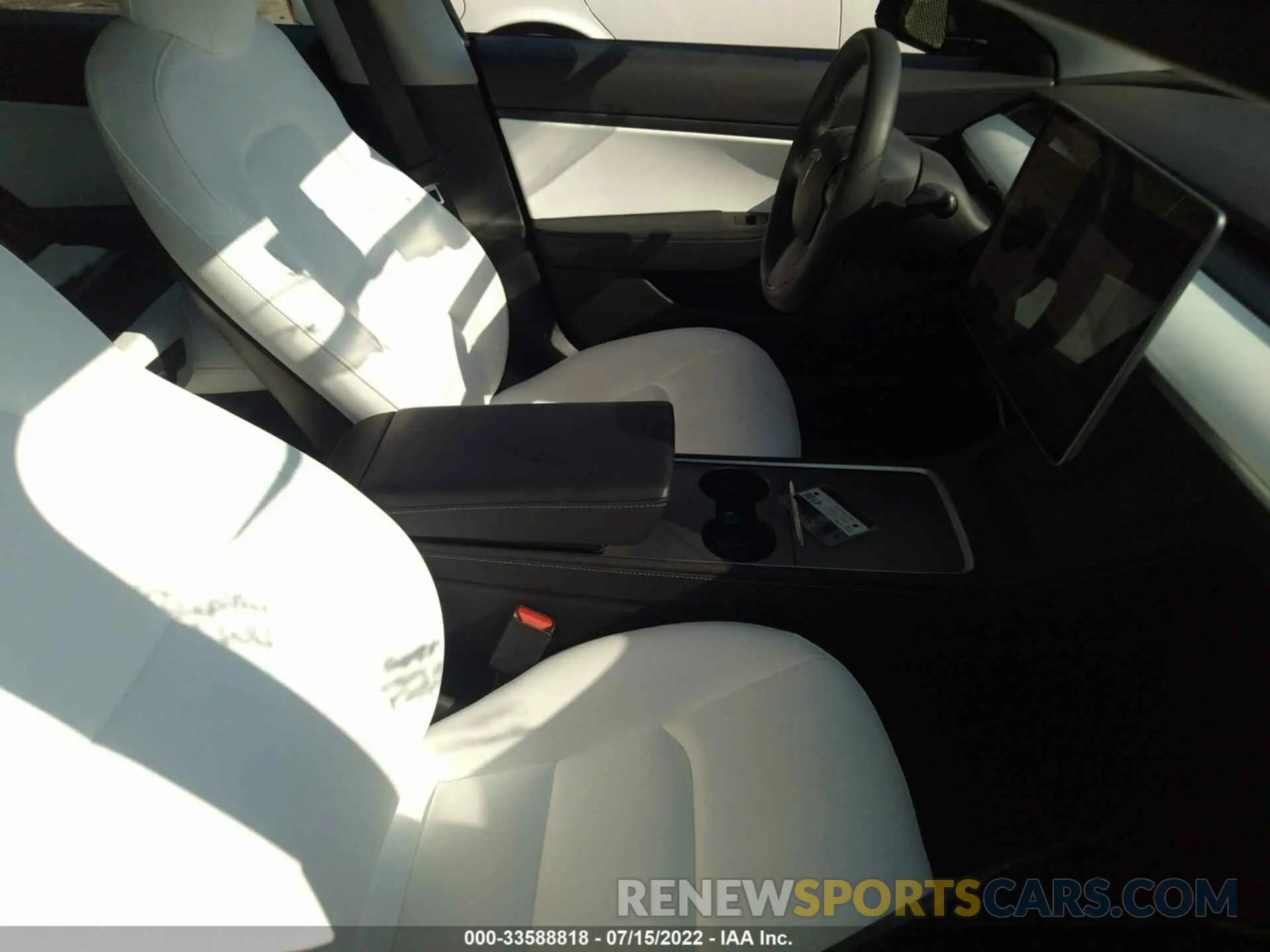 5 fotografías del automóvil dañado 5YJ3E1EC0MF914313 TESLA MODEL 3 2021