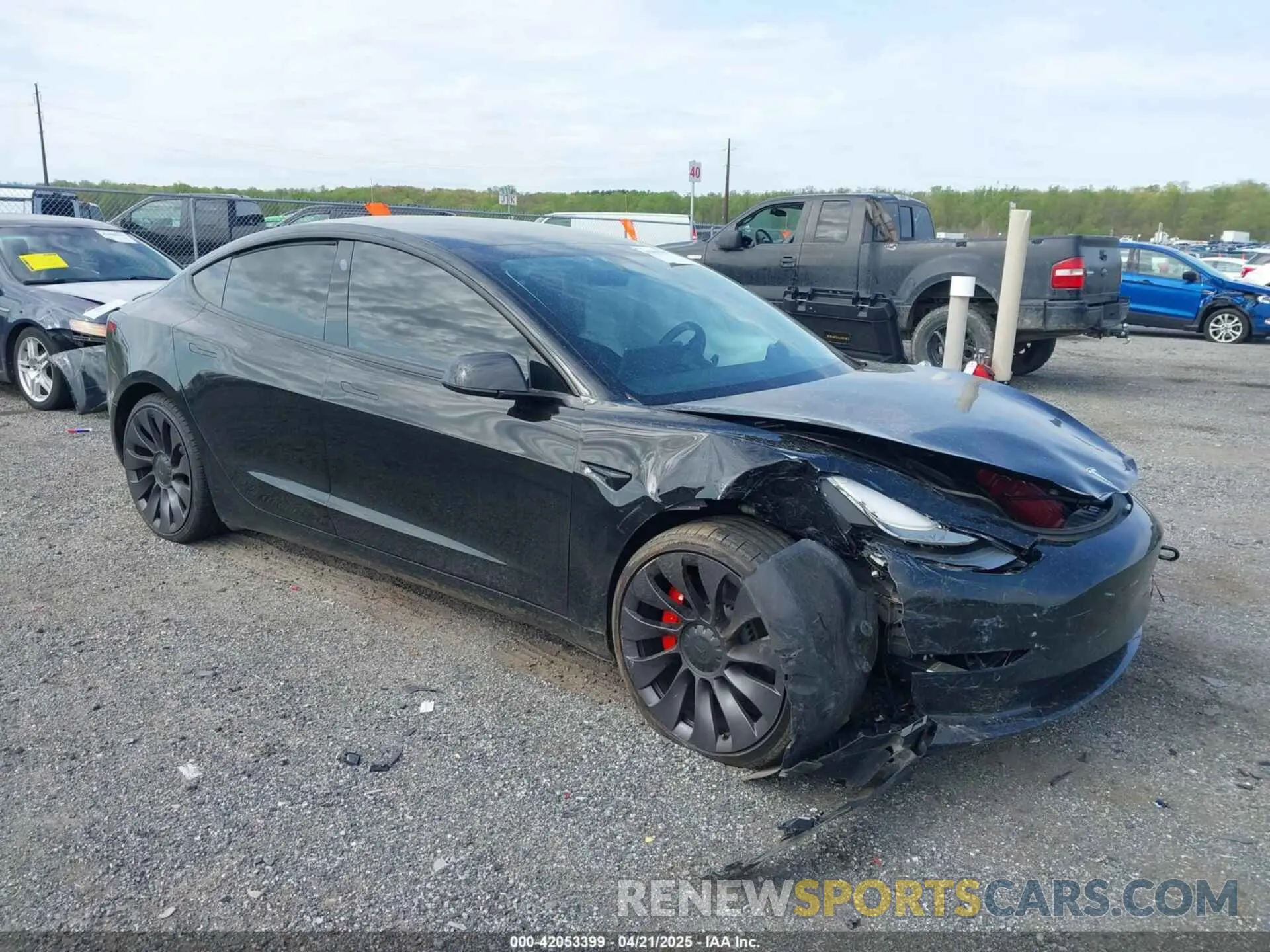 1 fotografías del automóvil dañado 5YJ3E1EC0MF992378 TESLA MODEL 3 2021