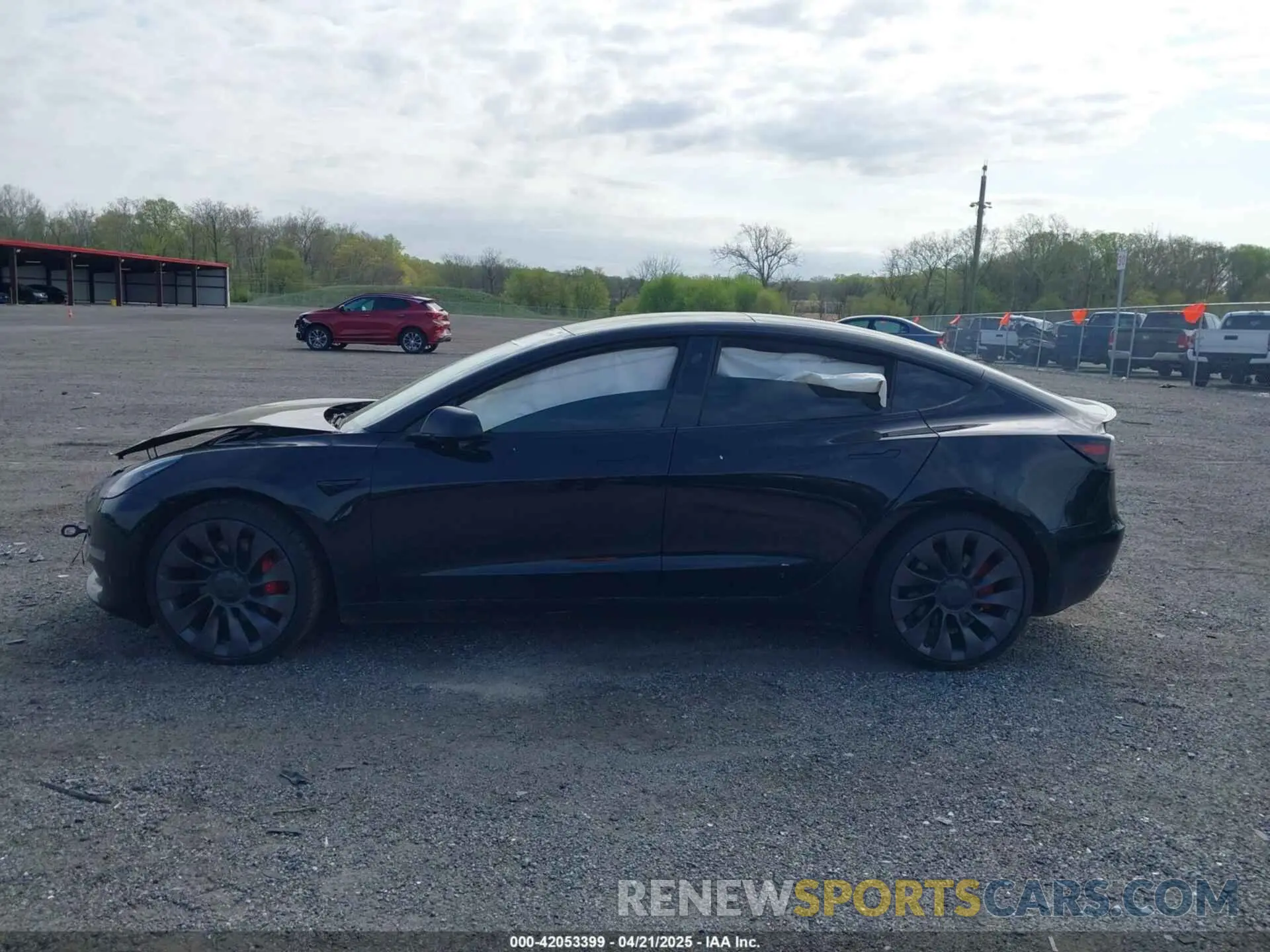 13 fotografías del automóvil dañado 5YJ3E1EC0MF992378 TESLA MODEL 3 2021