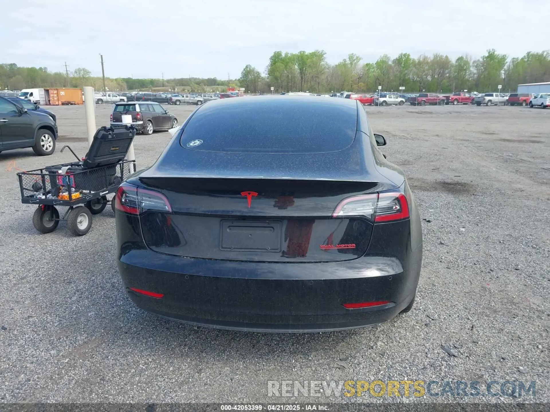 15 fotografías del automóvil dañado 5YJ3E1EC0MF992378 TESLA MODEL 3 2021