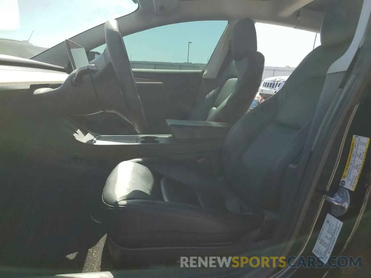 7 fotografías del automóvil dañado 5YJ3E1EC1MF005769 TESLA MODEL 3 2021