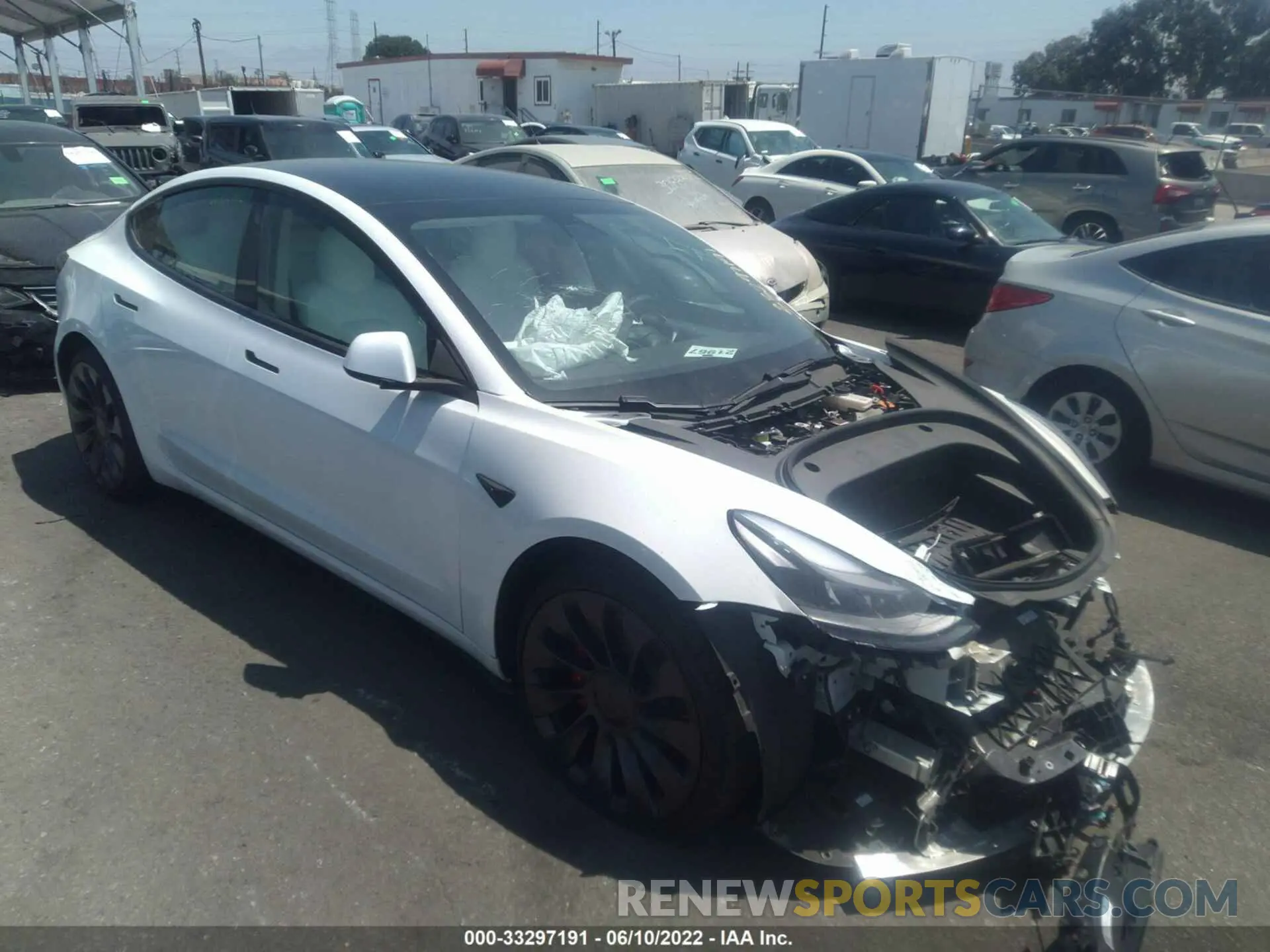 1 fotografías del automóvil dañado 5YJ3E1EC1MF033250 TESLA MODEL 3 2021