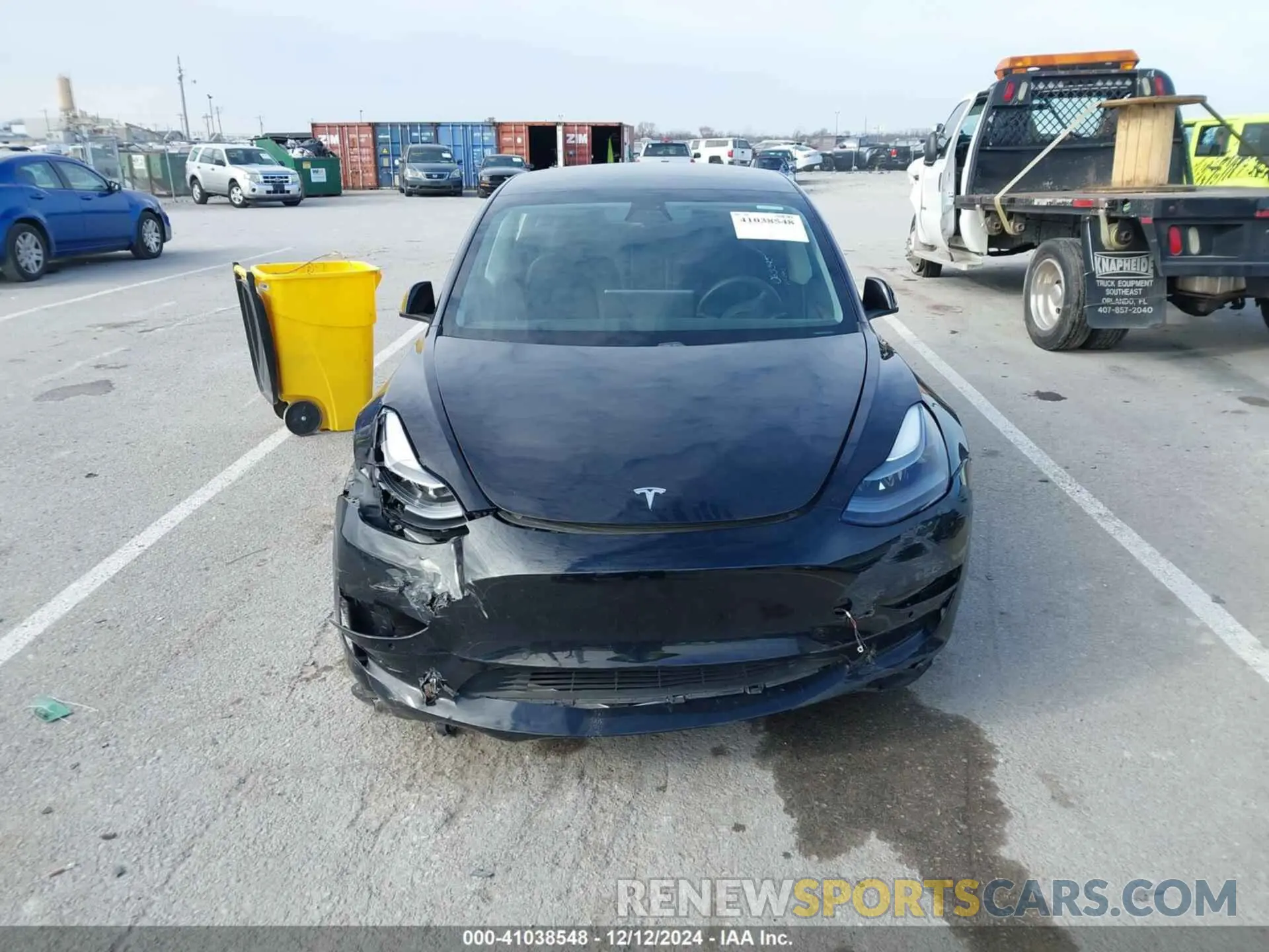 11 fotografías del automóvil dañado 5YJ3E1EC1MF063395 TESLA MODEL 3 2021