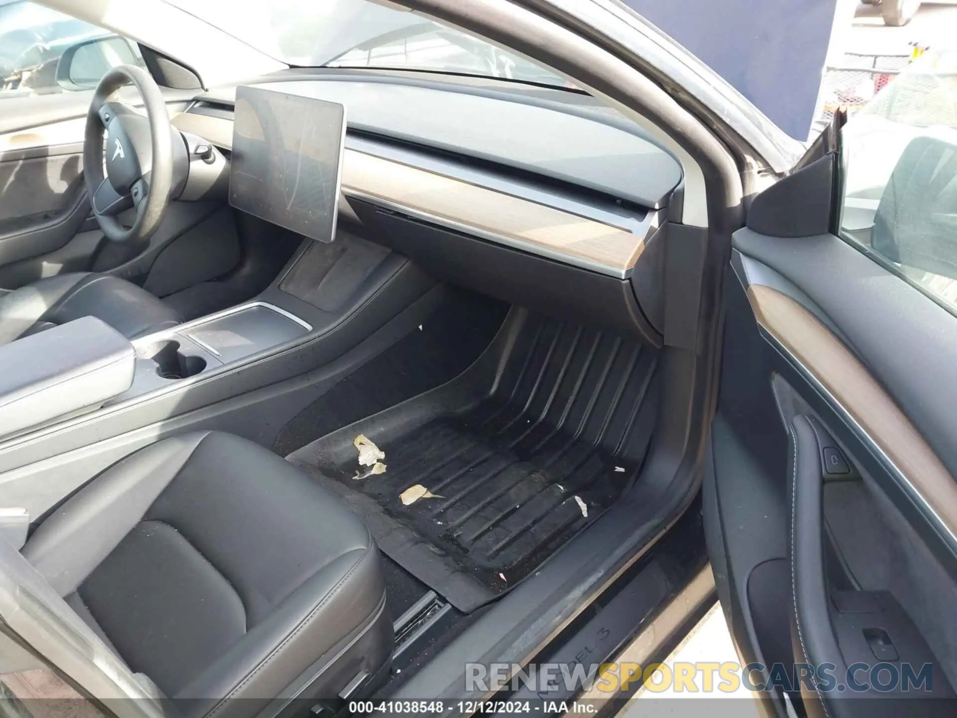 5 fotografías del automóvil dañado 5YJ3E1EC1MF063395 TESLA MODEL 3 2021