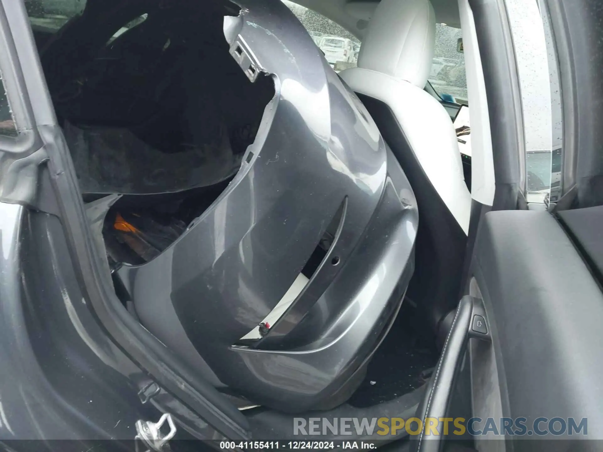 8 fotografías del automóvil dañado 5YJ3E1EC1MF063414 TESLA MODEL 3 2021