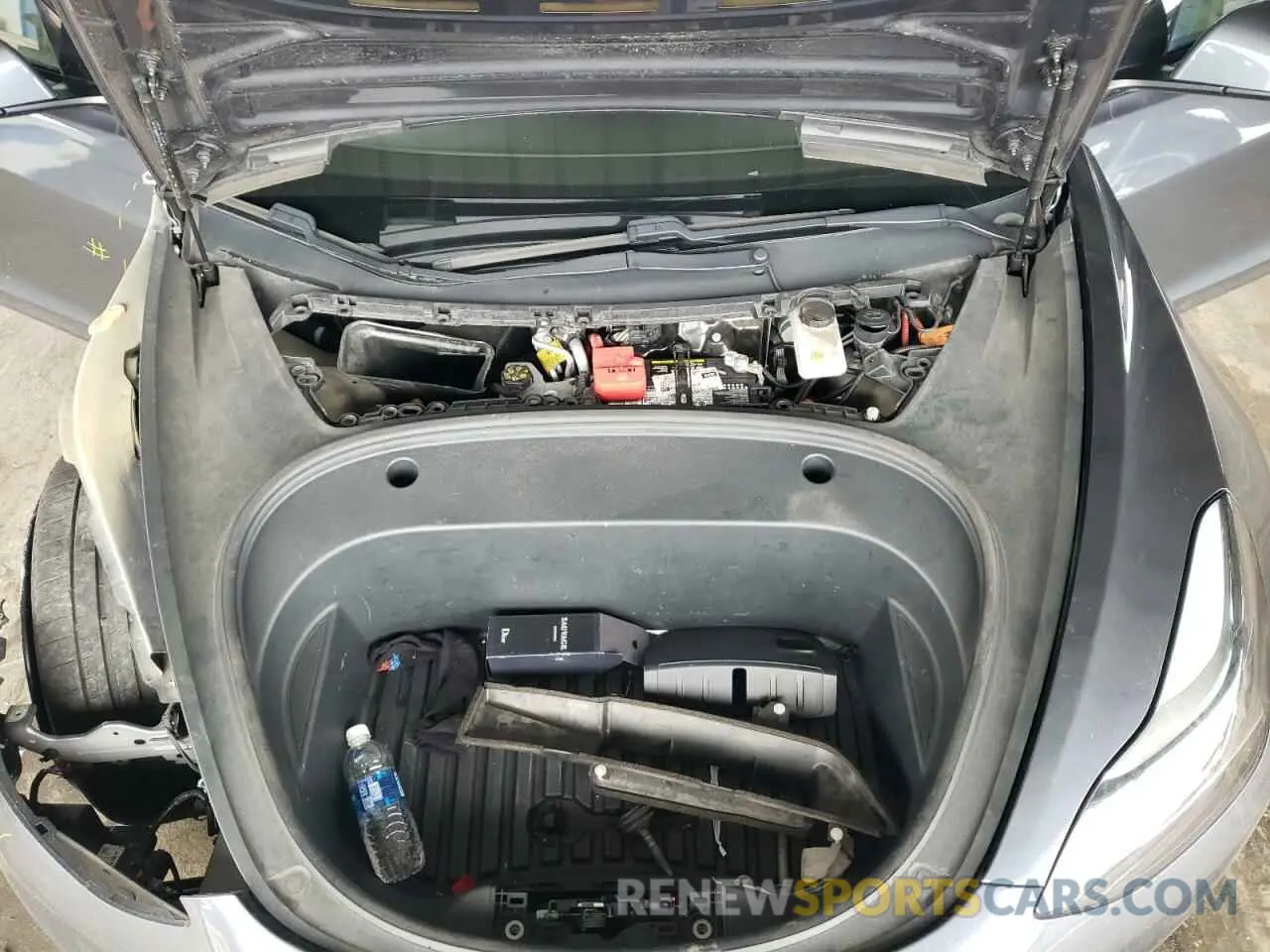 12 fotografías del automóvil dañado 5YJ3E1EC1MF074350 TESLA MODEL 3 2021