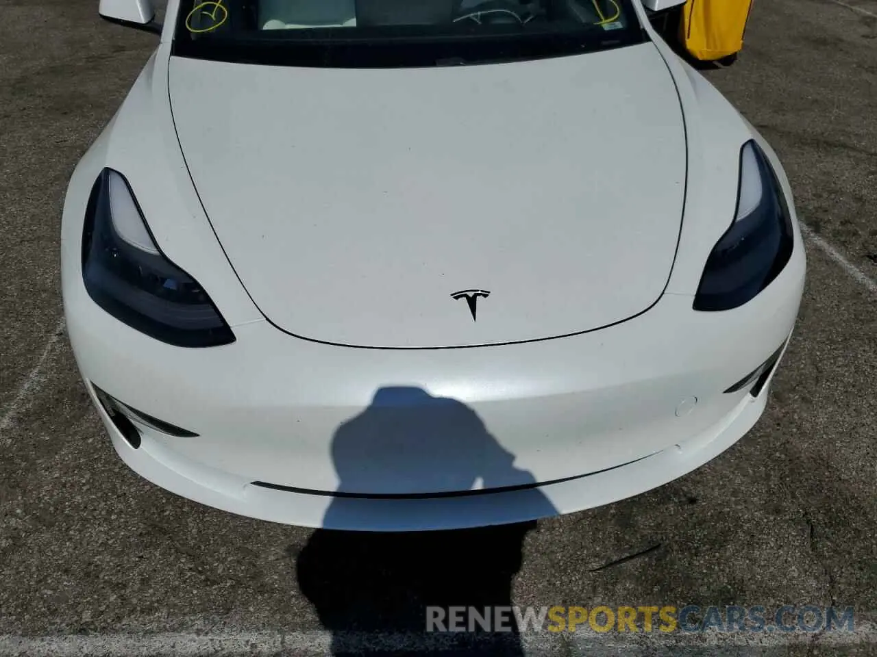7 fotografías del automóvil dañado 5YJ3E1EC1MF077085 TESLA MODEL 3 2021