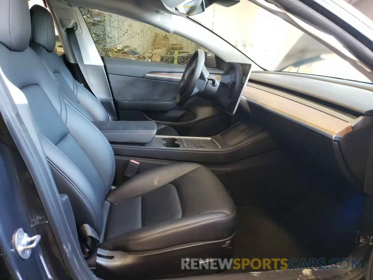 5 fotografías del automóvil dañado 5YJ3E1EC1MF092511 TESLA MODEL 3 2021
