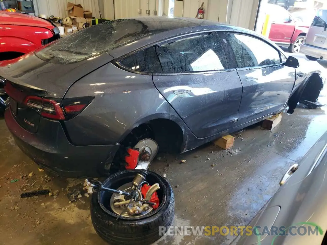 9 fotografías del automóvil dañado 5YJ3E1EC1MF092511 TESLA MODEL 3 2021