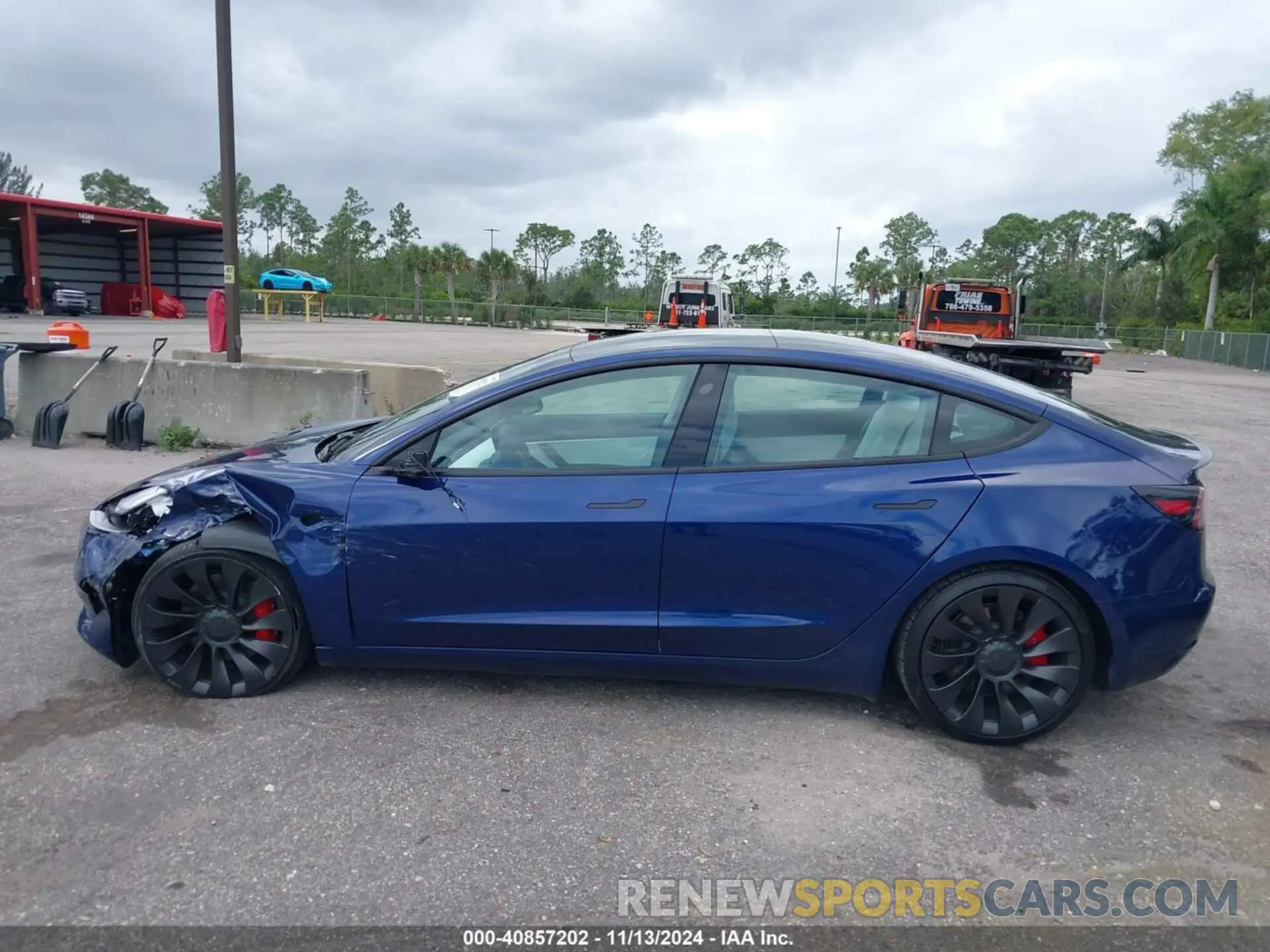 14 fotografías del automóvil dañado 5YJ3E1EC1MF919276 TESLA MODEL 3 2021