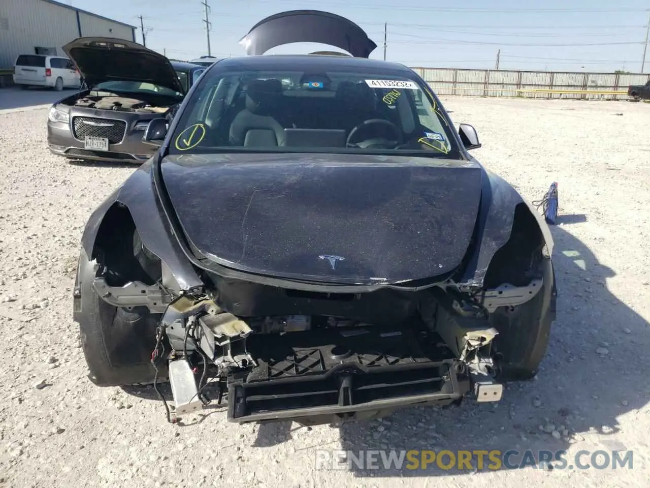 9 fotografías del automóvil dañado 5YJ3E1EC2MF037761 TESLA MODEL 3 2021
