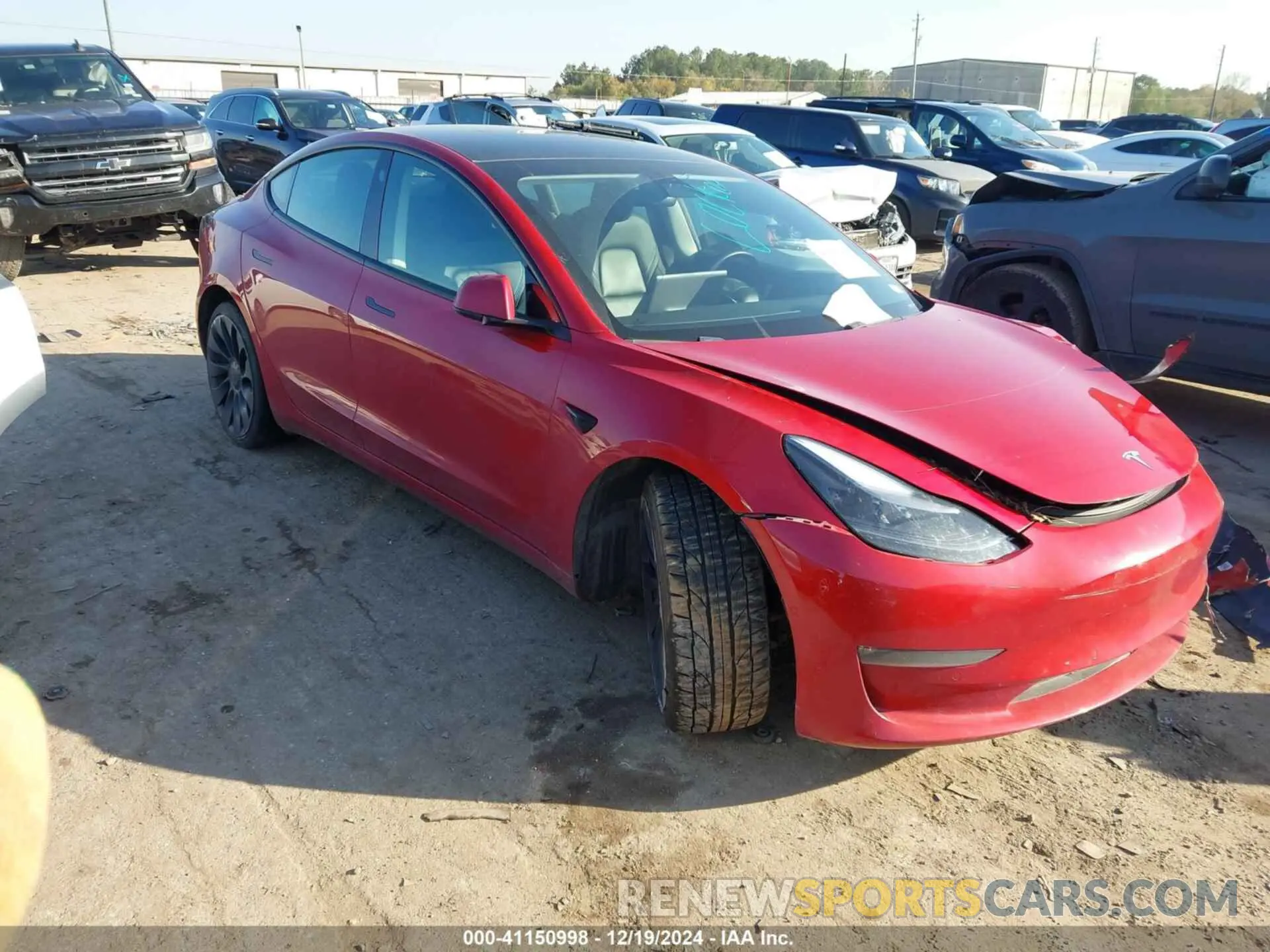 1 fotografías del automóvil dañado 5YJ3E1EC2MF926060 TESLA MODEL 3 2021